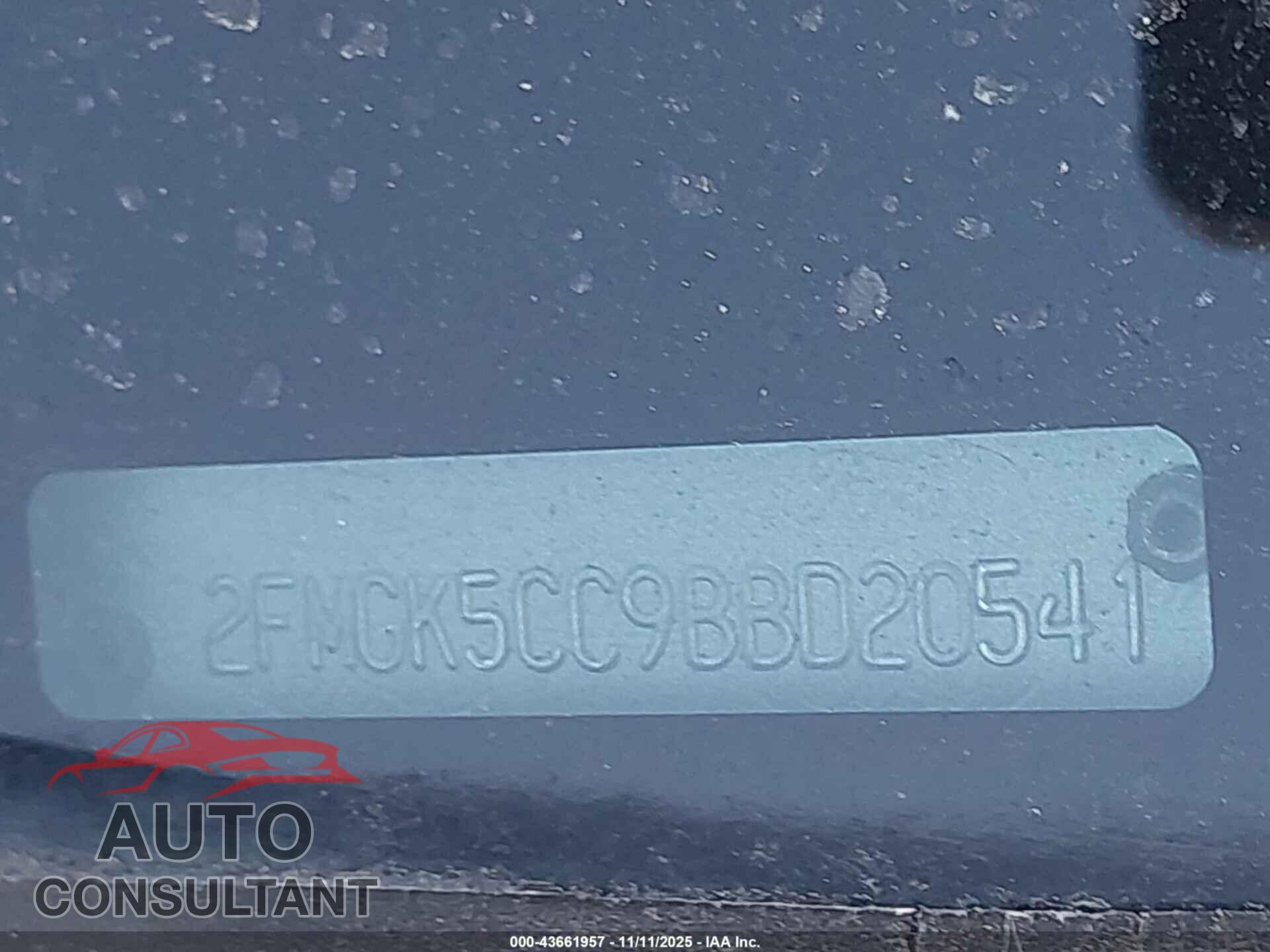 FORD FLEX 2011 - 2FMGK5CC9BBD20541