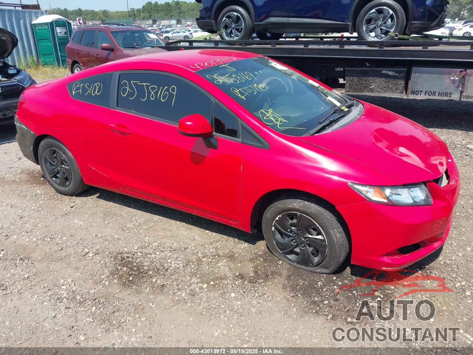 HONDA CIVIC 2013 - 2HGFG3B54DH509415