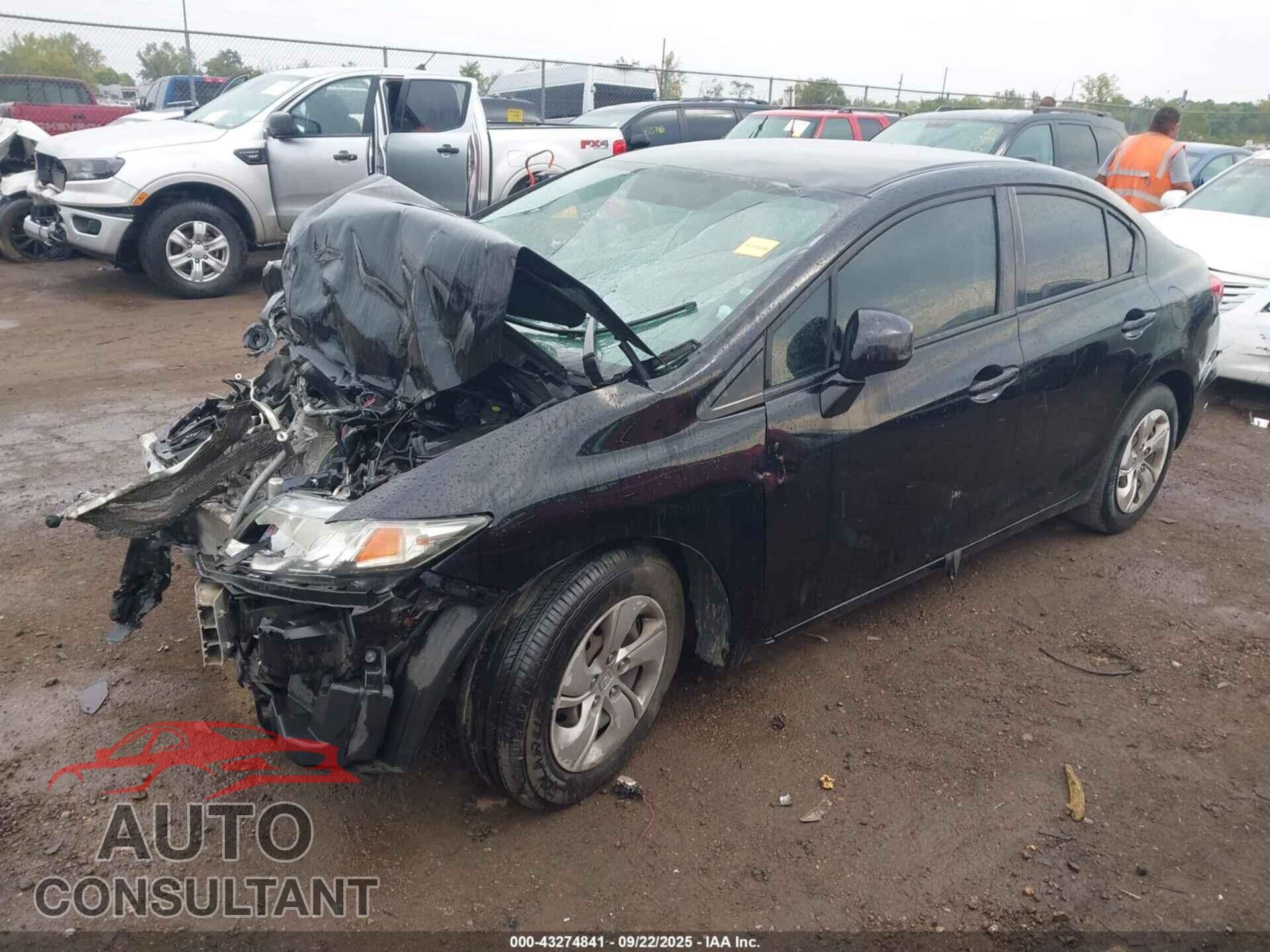 HONDA CIVIC 2013 - 19XFB2F52DE057199
