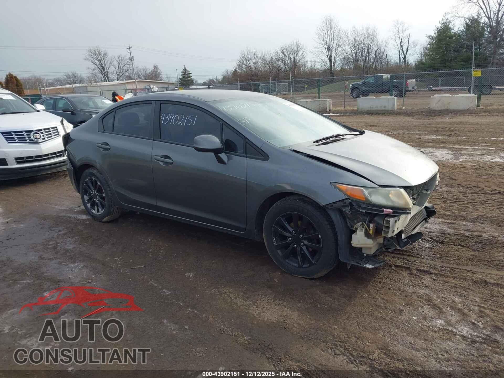 HONDA CIVIC 2012 - 2HGFB2F51CH300506