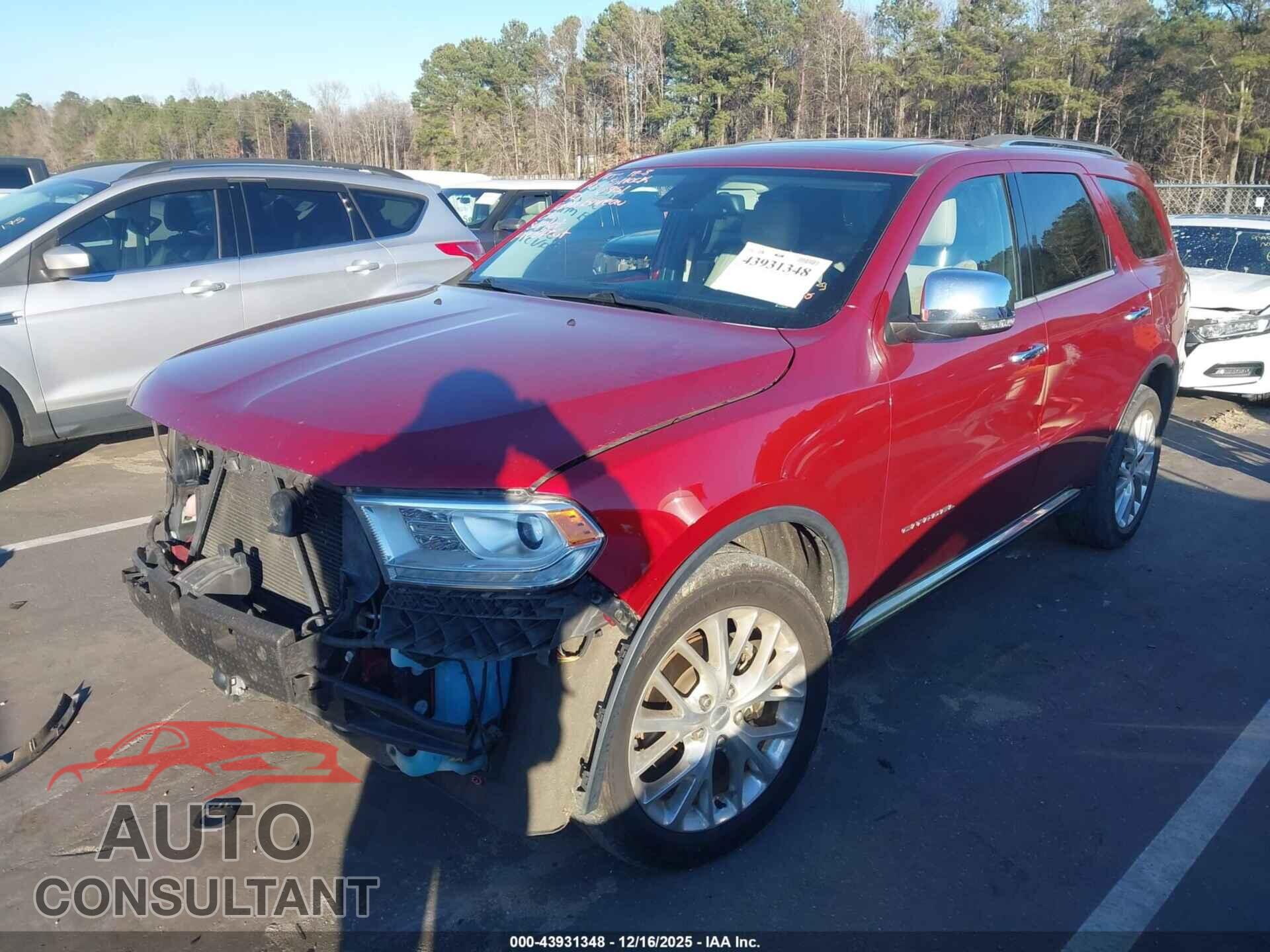 DODGE DURANGO 2014 - 1C4RDJEG8EC374725