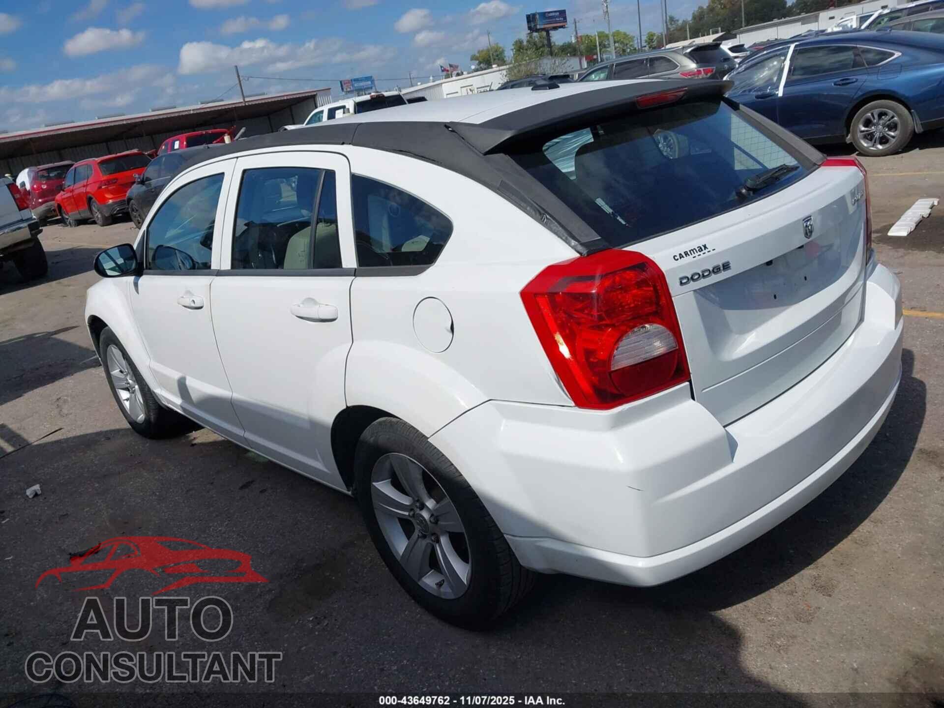 DODGE CALIBER 2012 - 1C3CDWDA0CD535063