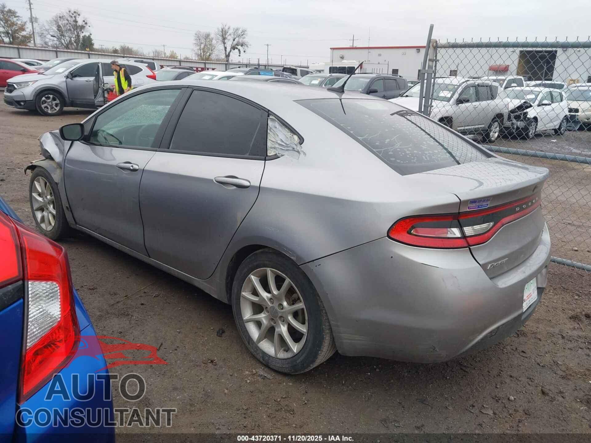 DODGE DART 2014 - 1C3CDFBB8ED701778