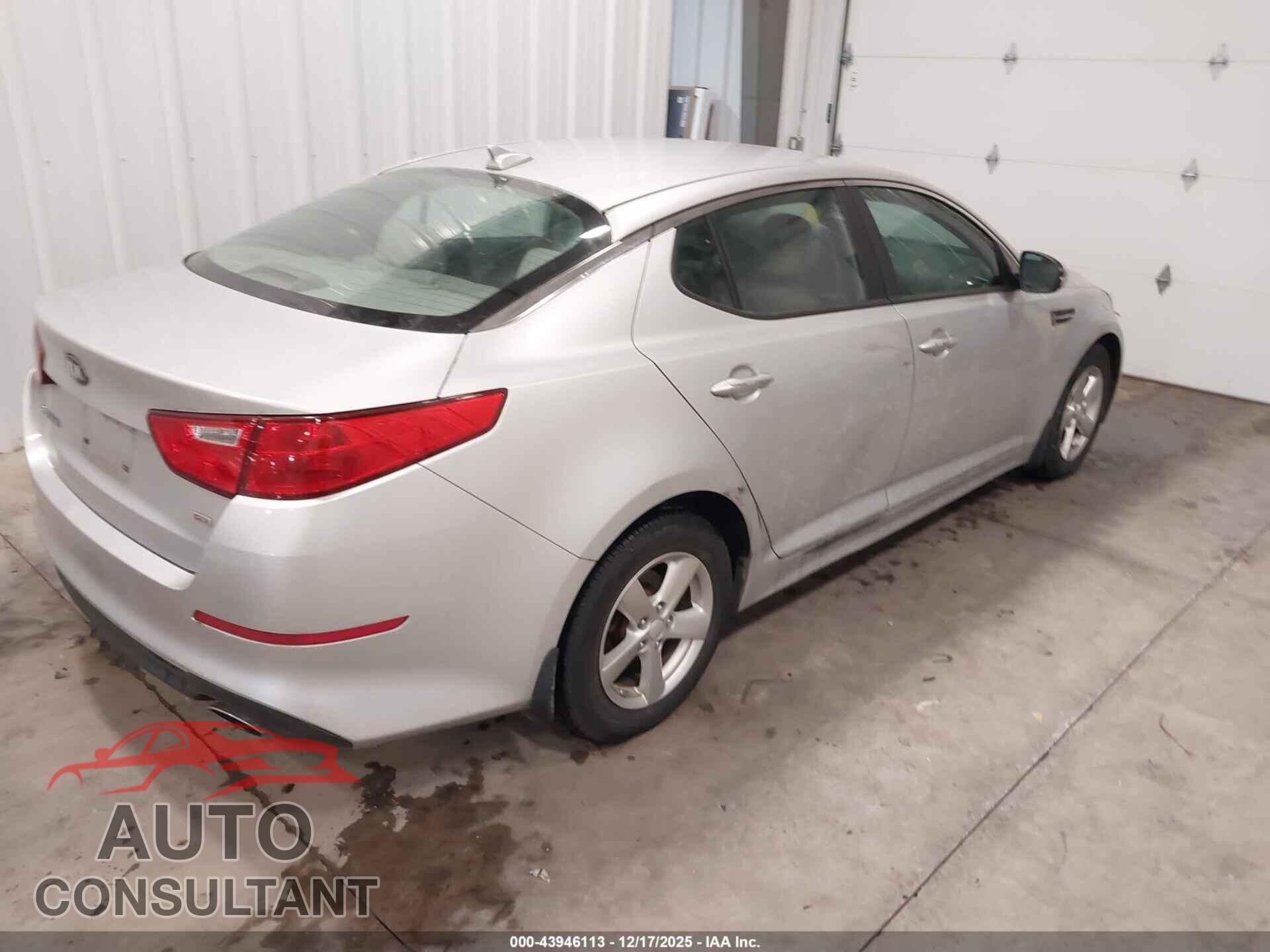 KIA OPTIMA 2014 - KNAGM4A7XE5518596