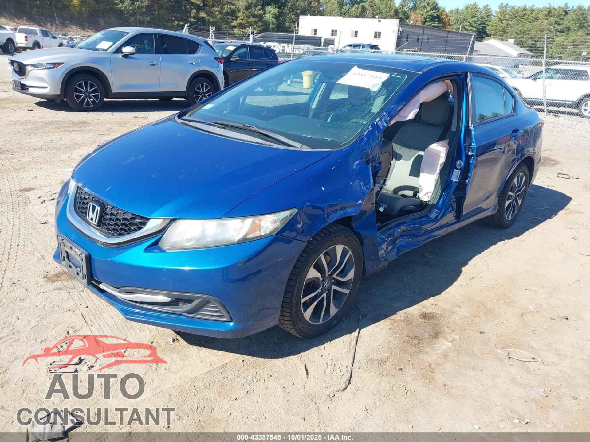 HONDA CIVIC 2014 - 19XFB2F86EE236356