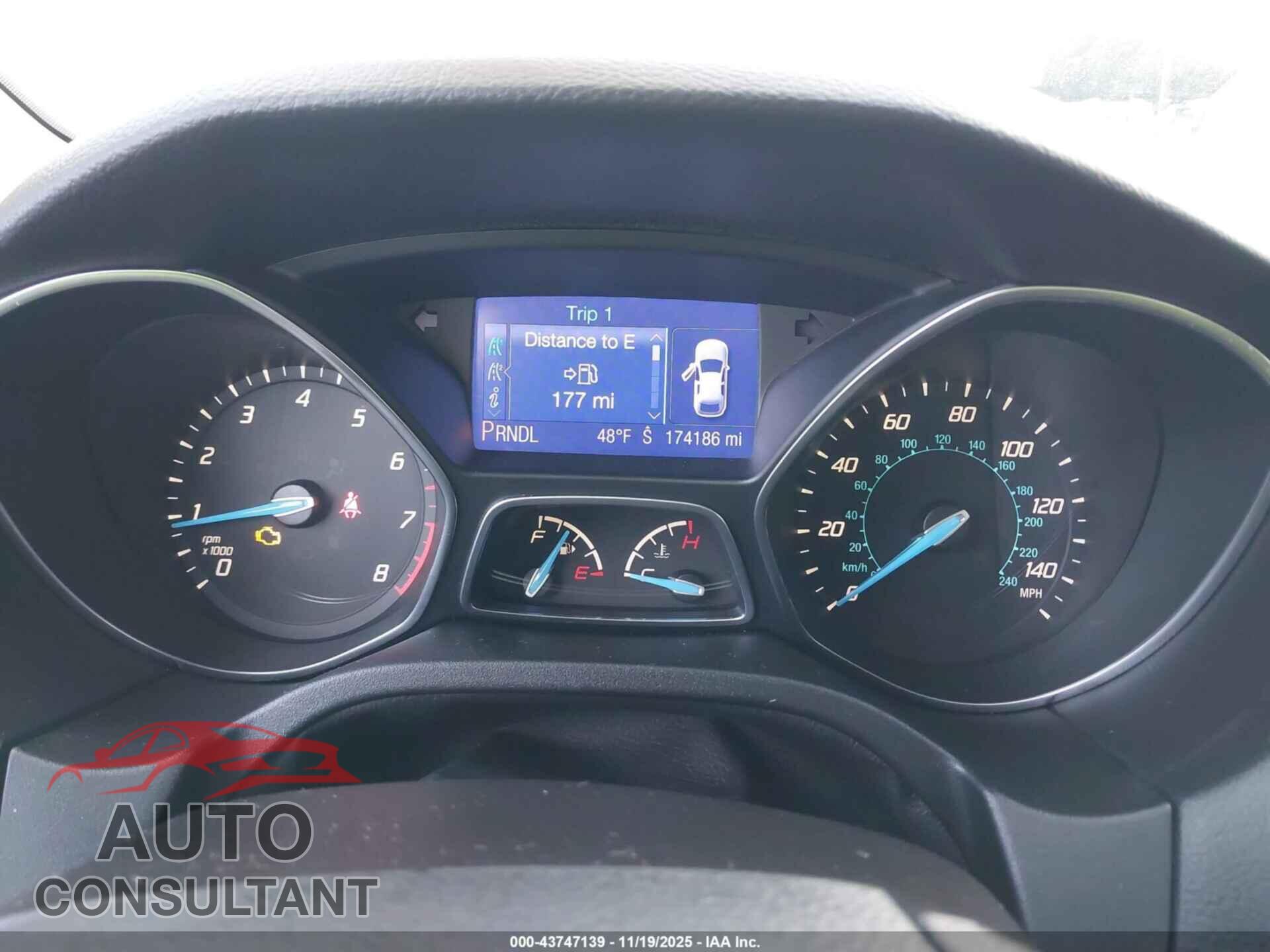 FORD FOCUS 2013 - 1FADP3F29DL245428