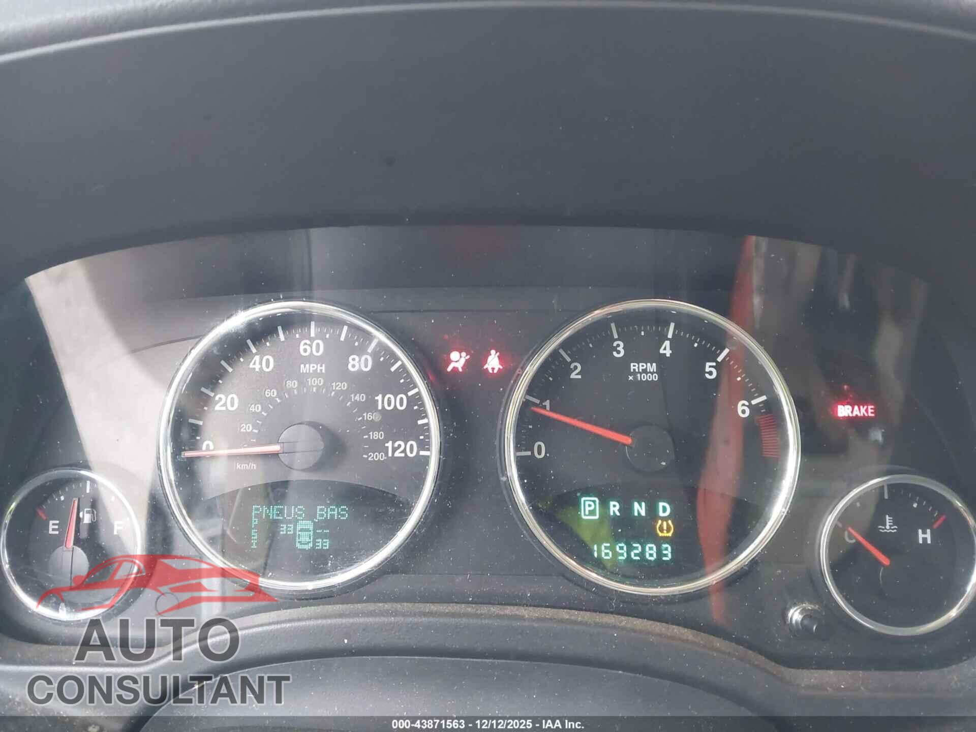 JEEP COMPASS 2011 - 1J4NF5FB3BD277063