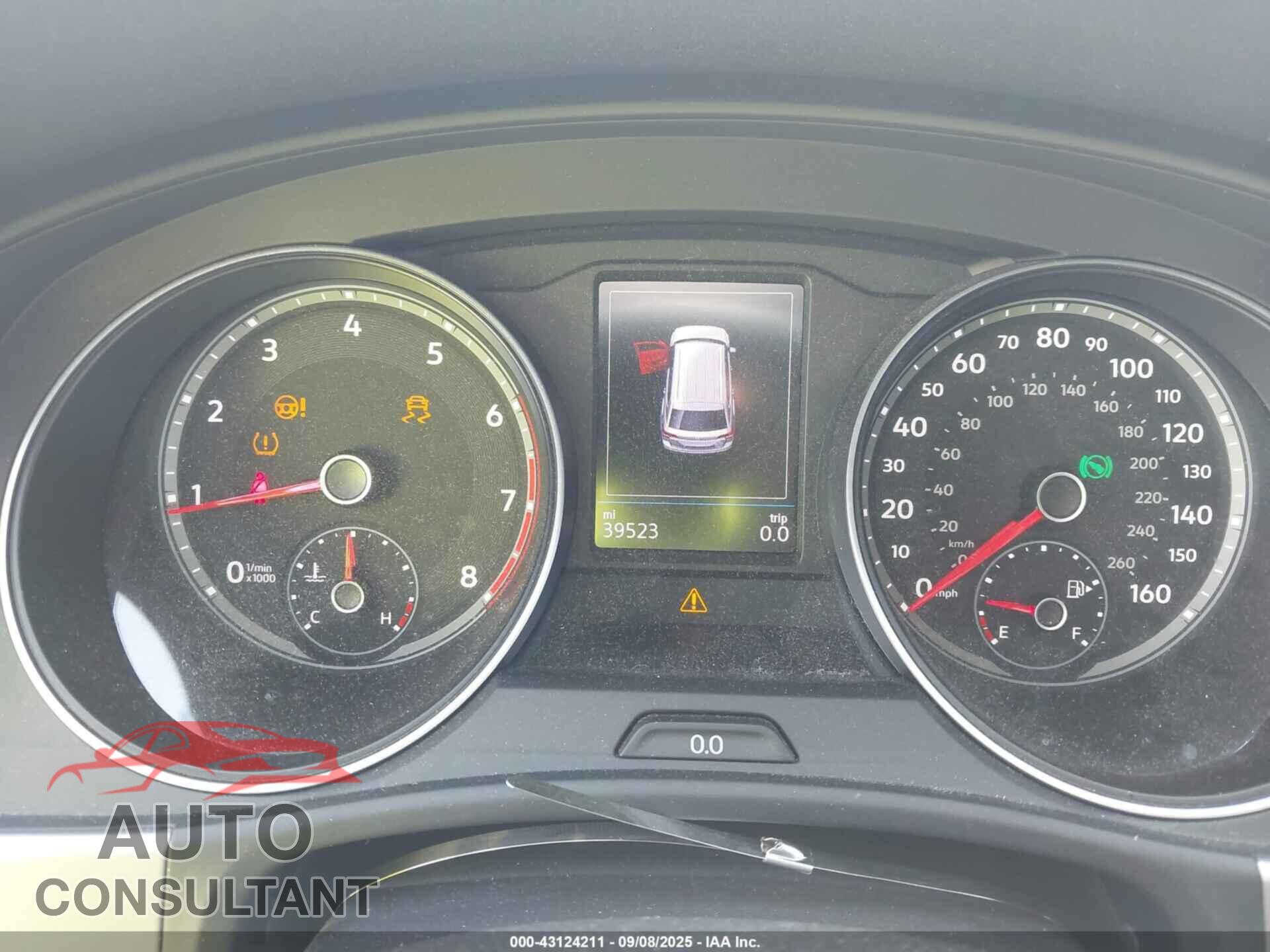 VOLKSWAGEN ATLAS 2019 - 1V2WP2CA5KC588564