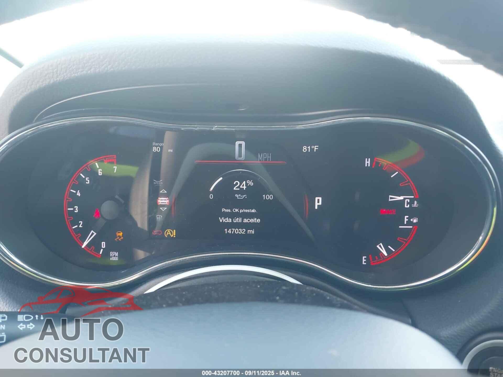 DODGE DURANGO 2017 - 1C4RDHAG9HC878588