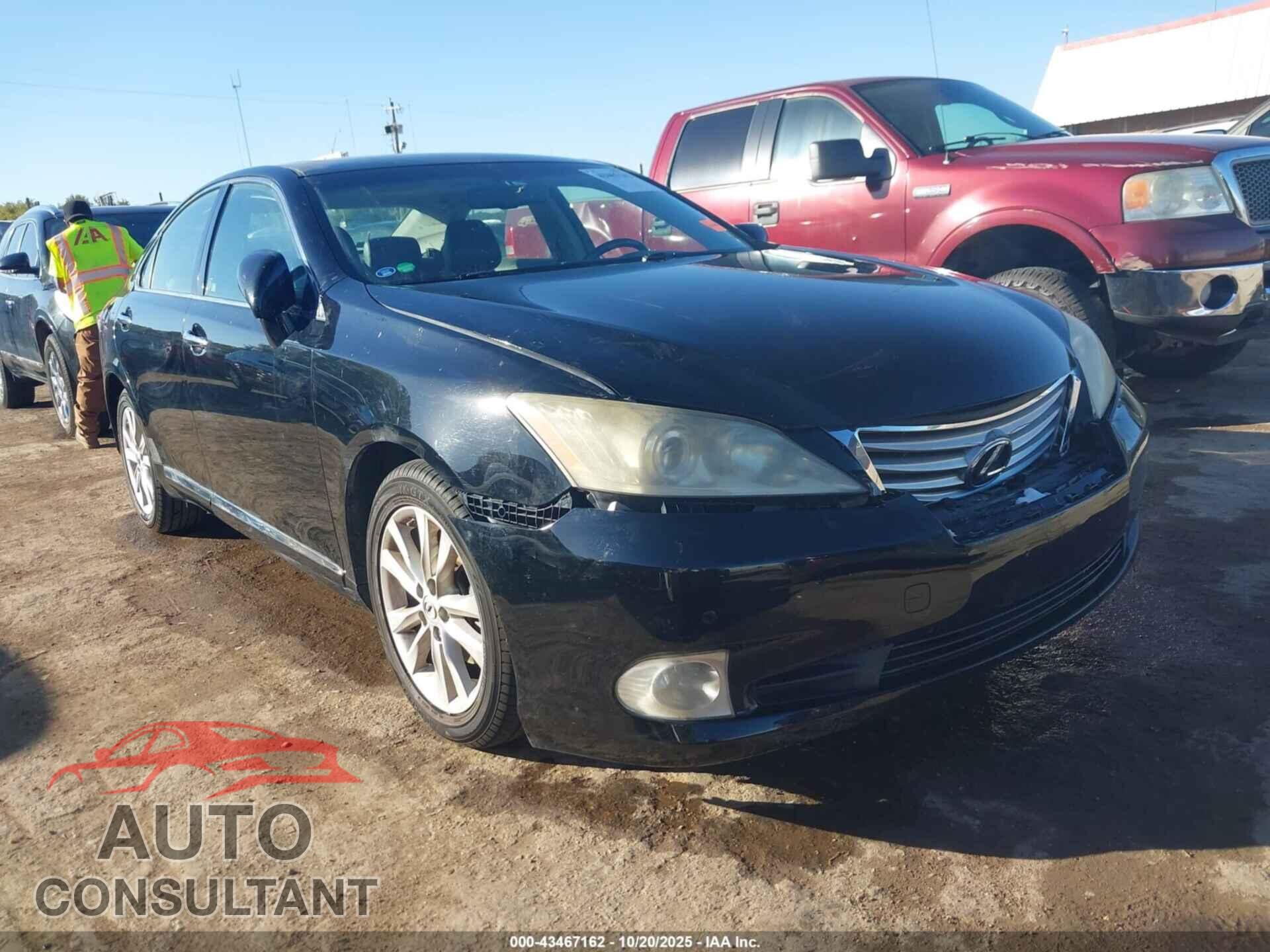 LEXUS ES 350 2011 - JTHBK1EG8B2434543
