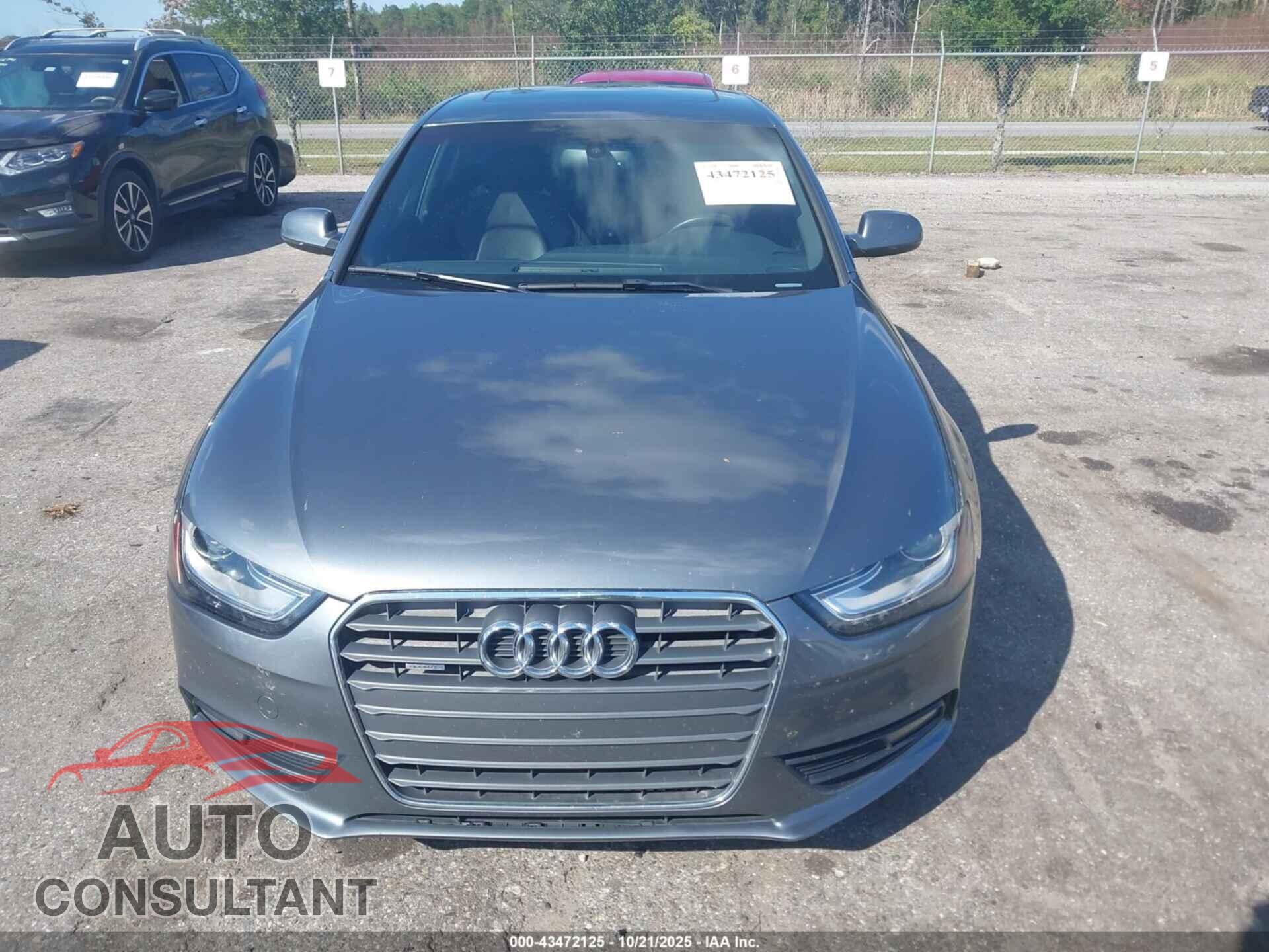 AUDI A4 2013 - WAUFFAFL1DA123335
