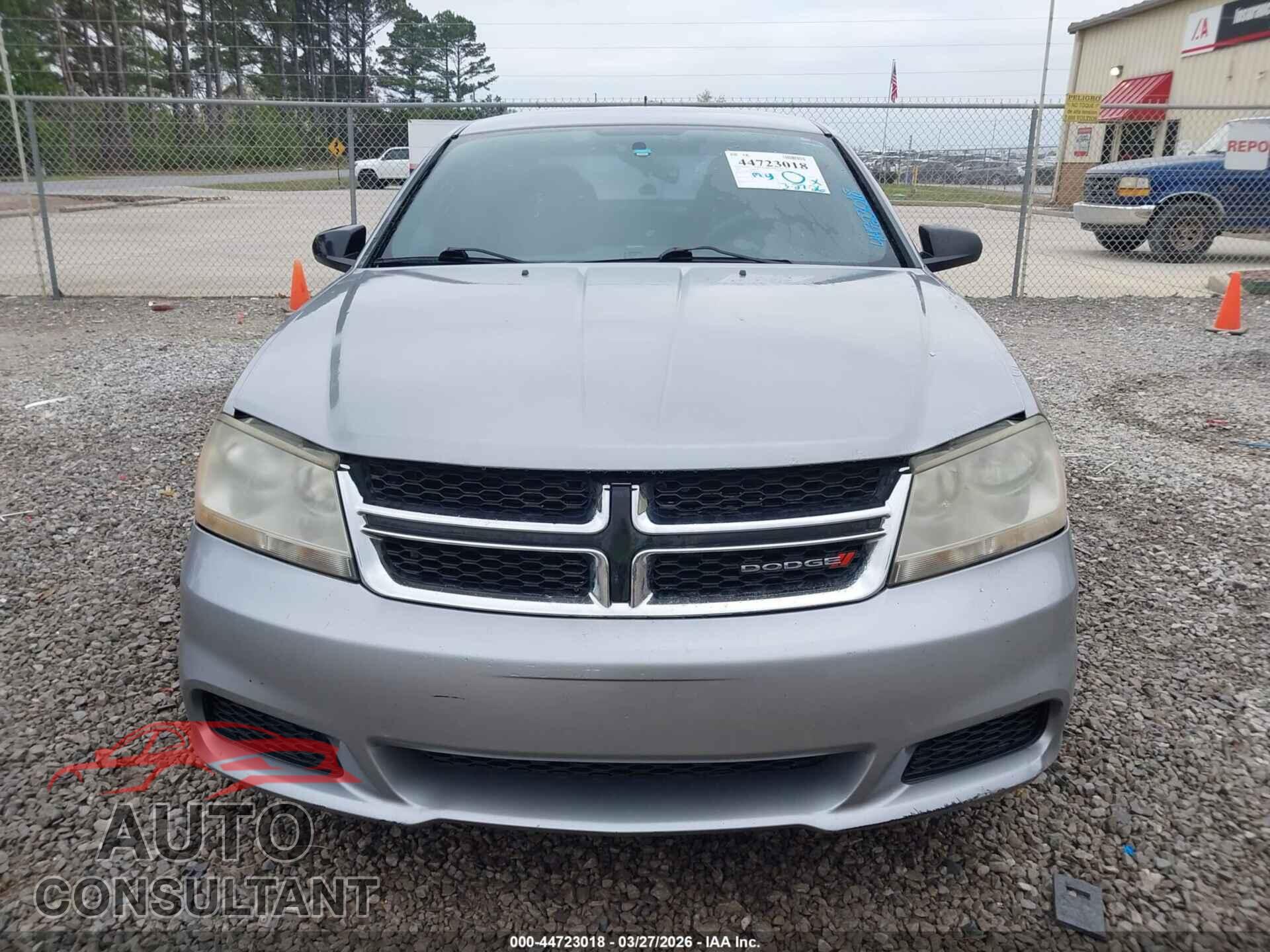 DODGE AVENGER 2013 - 1C3CDZAB0DN682803