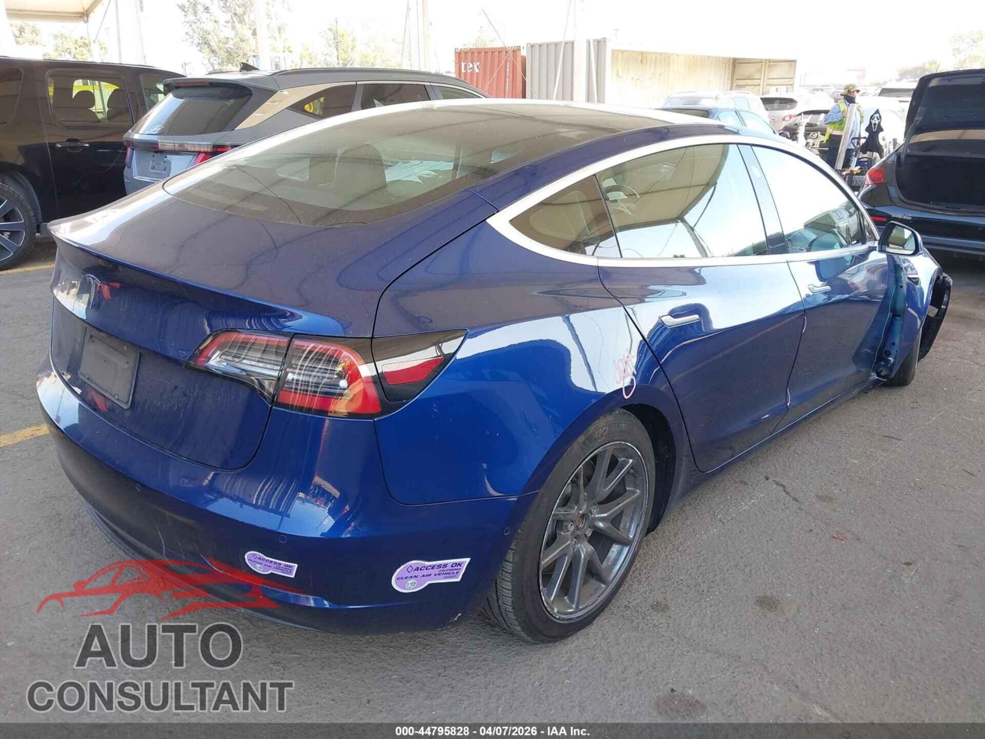 TESLA MODEL 3 2019 - 5YJ3E1EA0KF309087