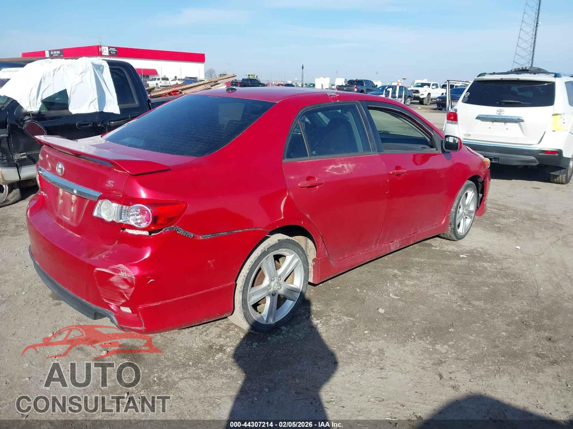 TOYOTA COROLLA 2013 - 5YFBU4EE6DP180461