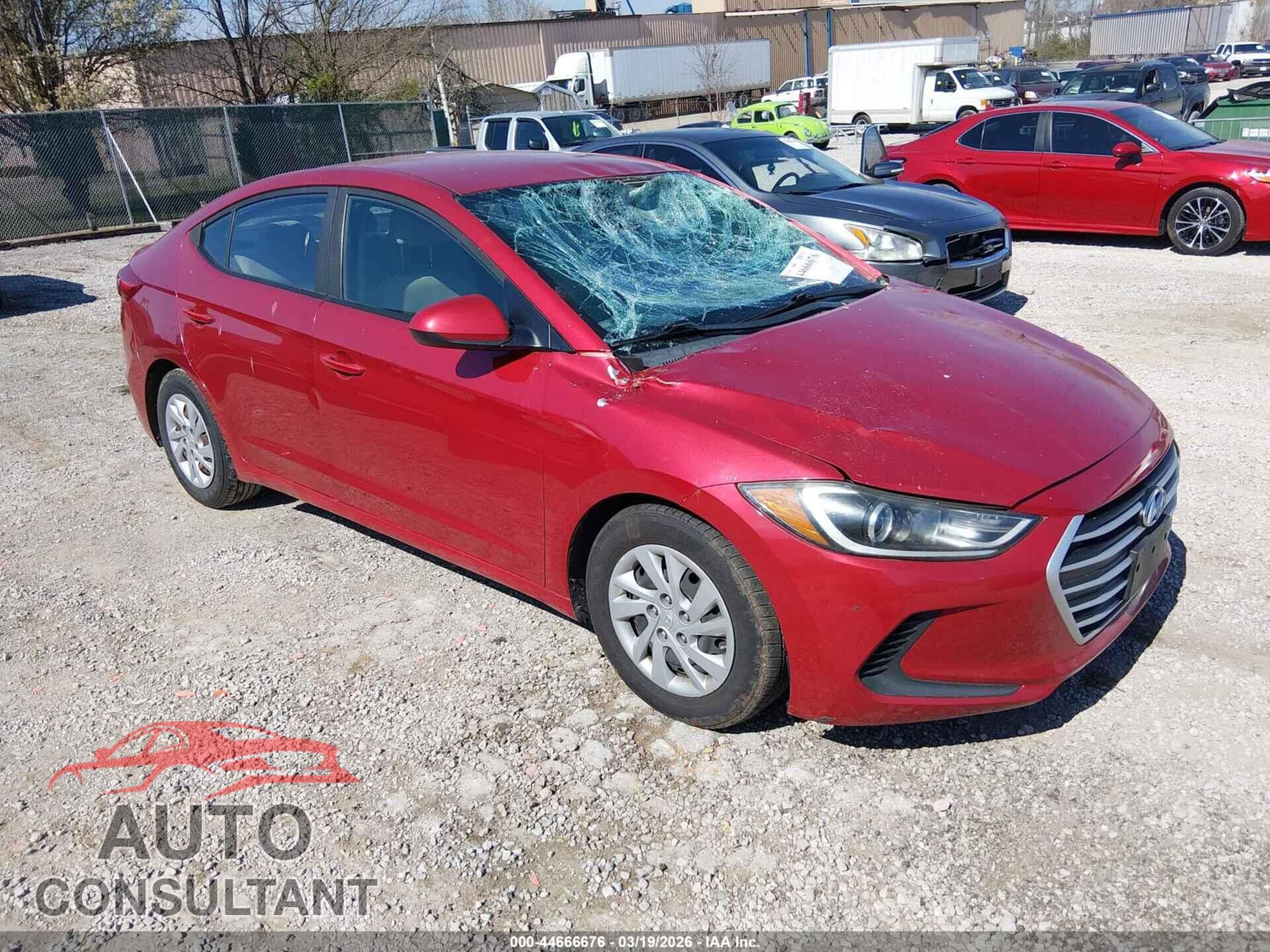 HYUNDAI ELANTRA 2018 - 5NPD74LF3JH257257