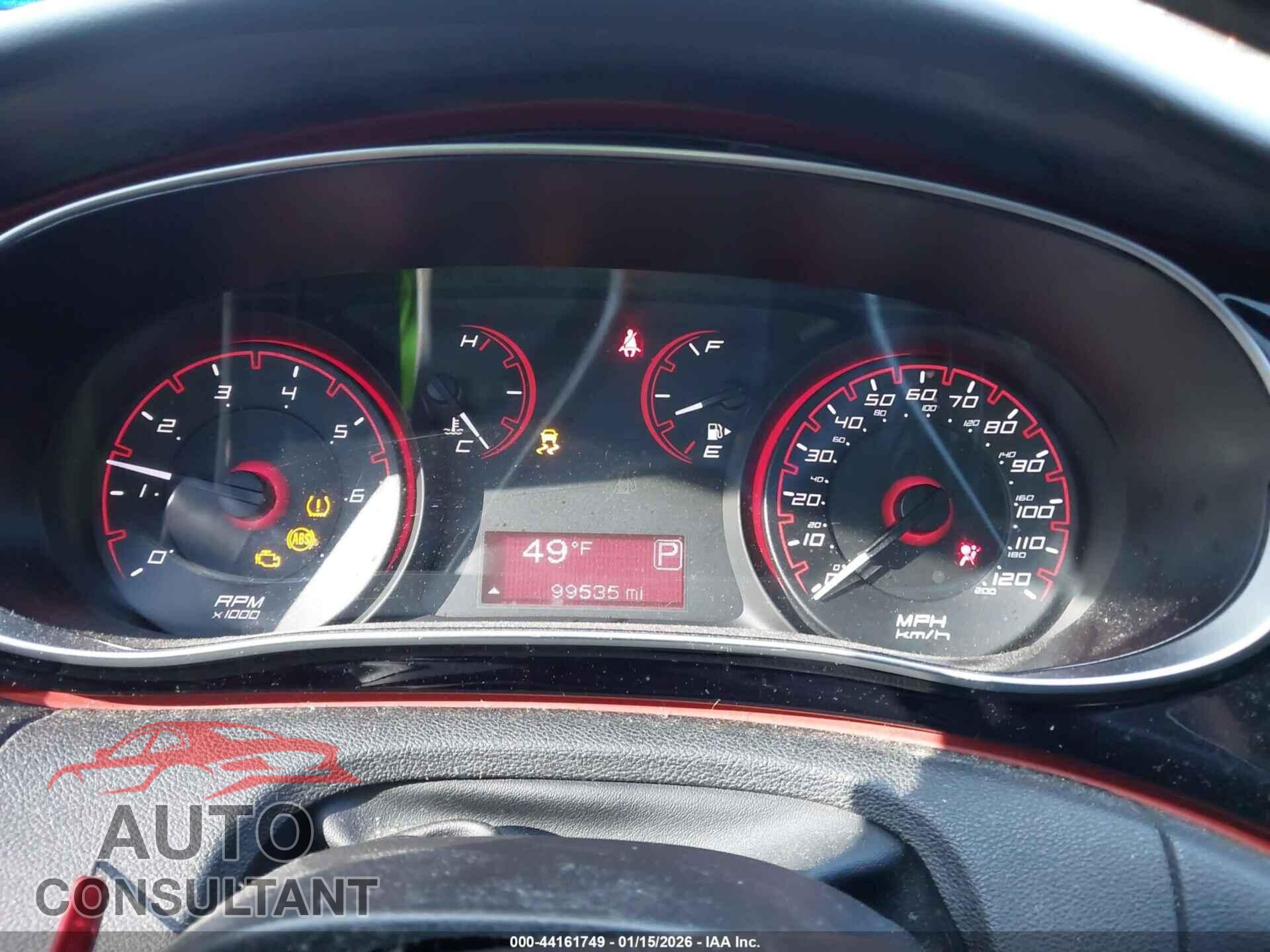 DODGE DART 2015 - 1C3CDFBB2FD160325