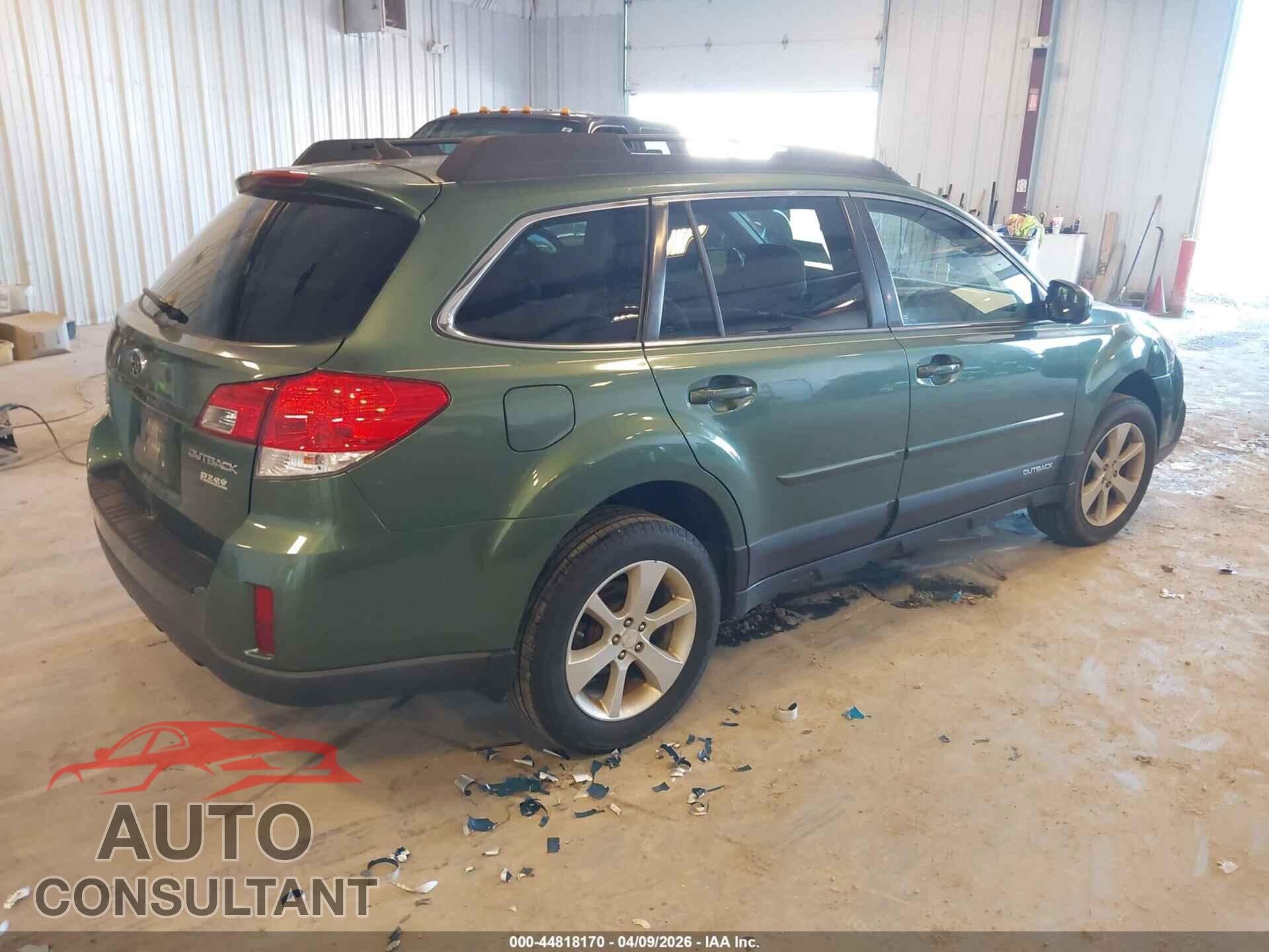 SUBARU OUTBACK 2014 - 4S4BRBCC4E3309407