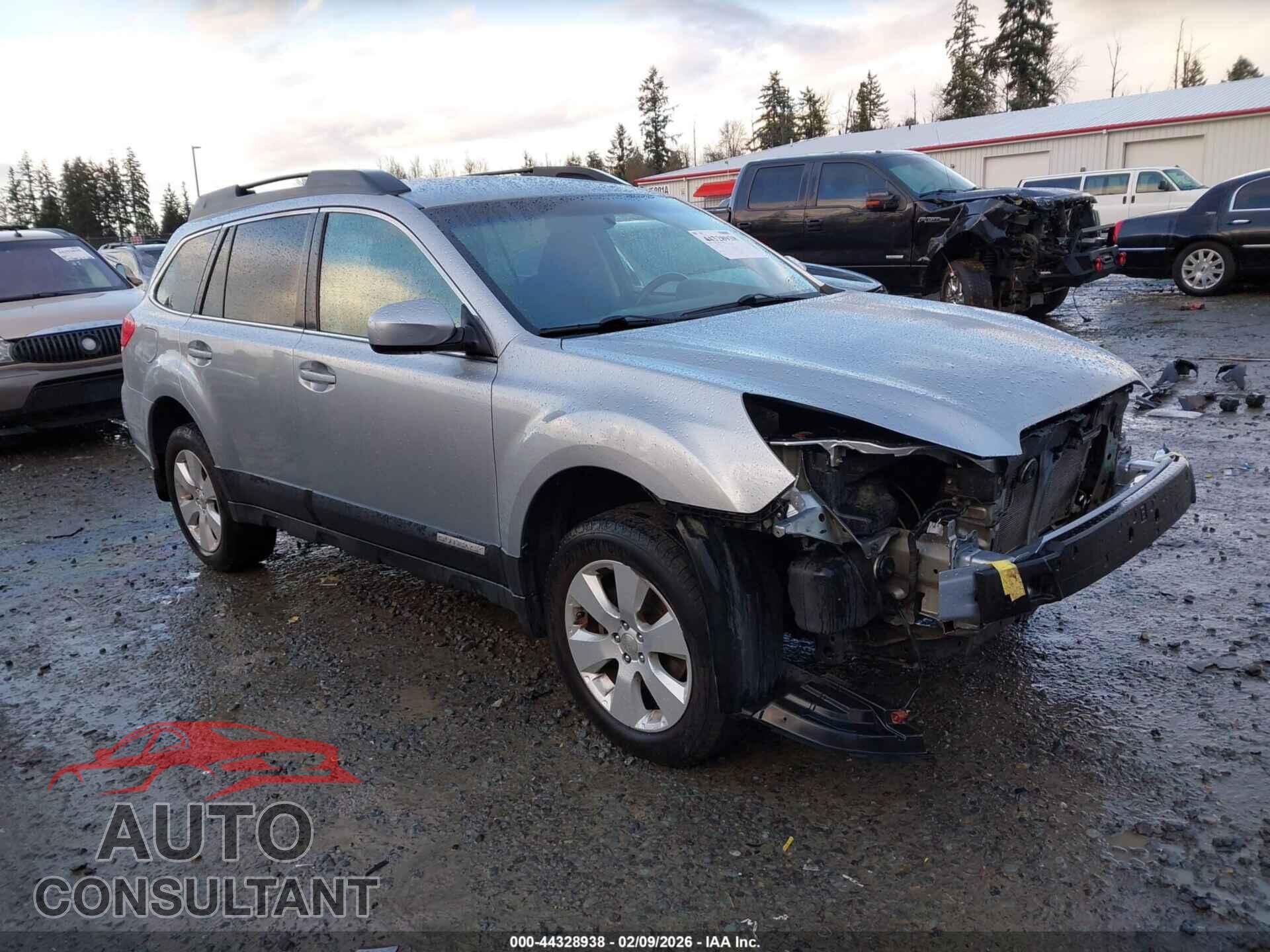 SUBARU OUTBACK 2012 - 4S4BRBCC6C3216997