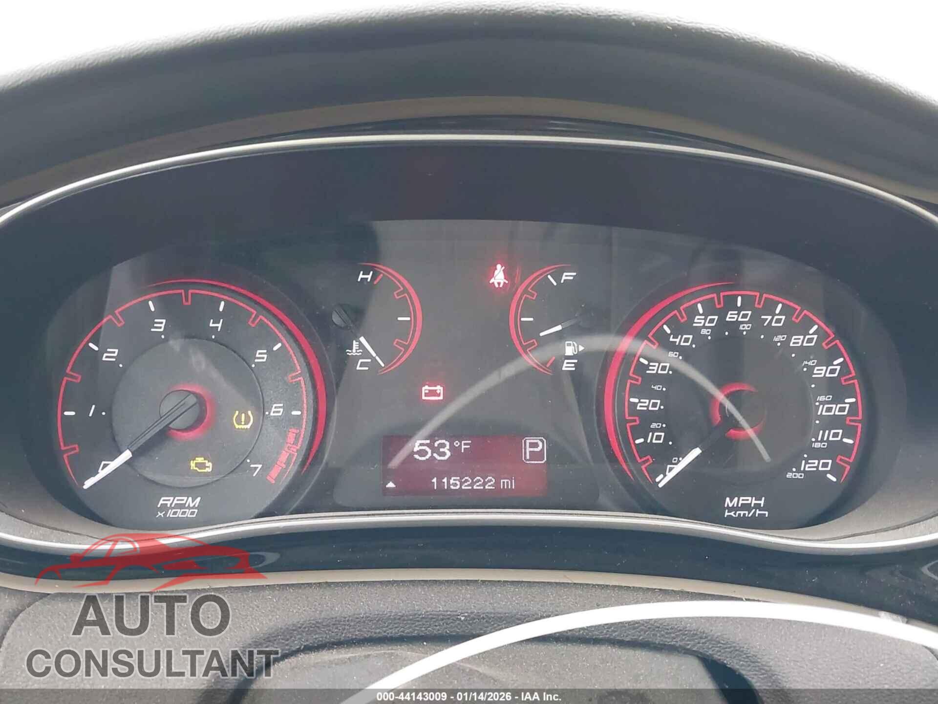 DODGE DART 2014 - 1C3CDFBB9ED706505