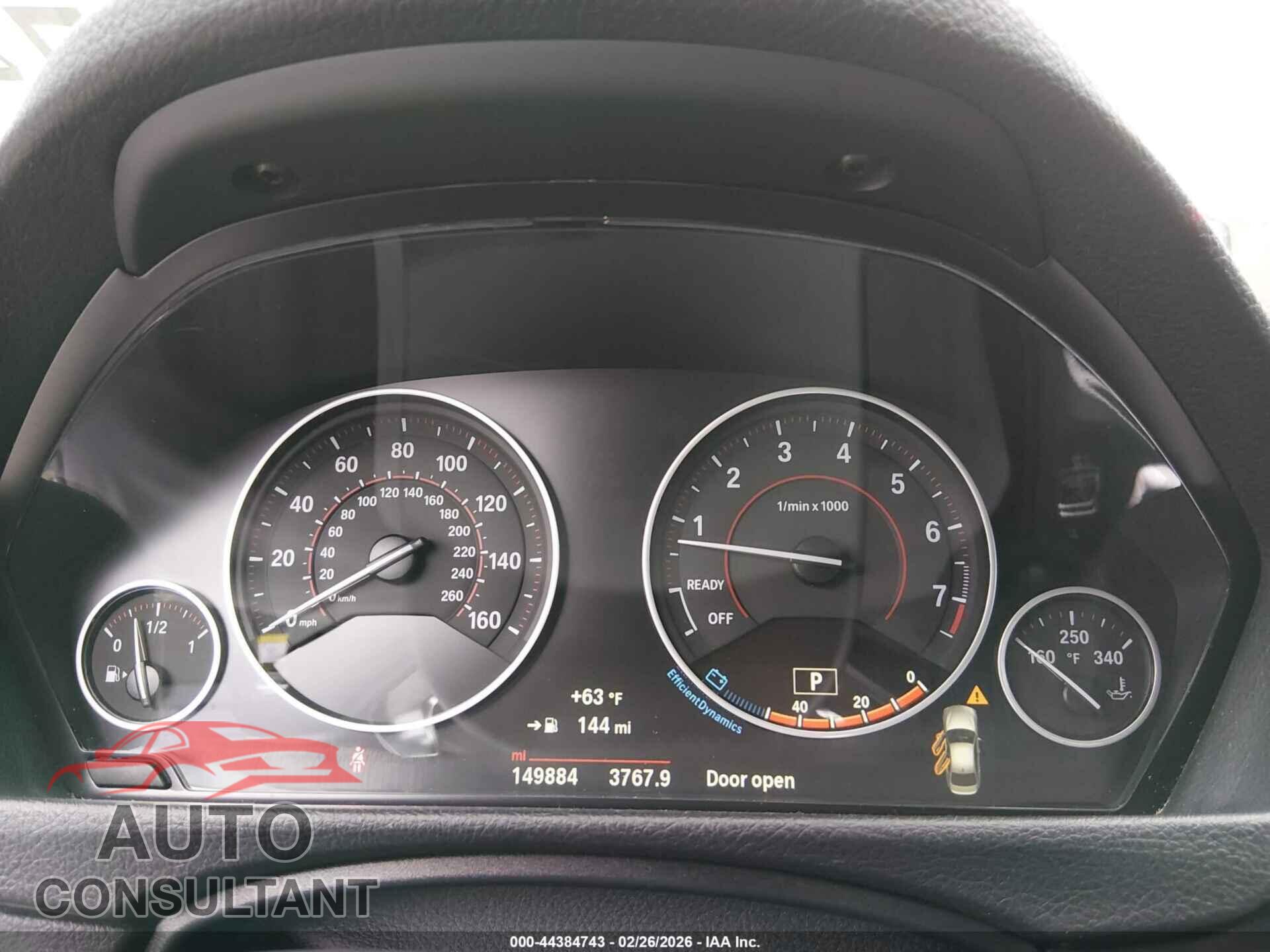 BMW 328I 2016 - WBA8E9G5XGNU28470
