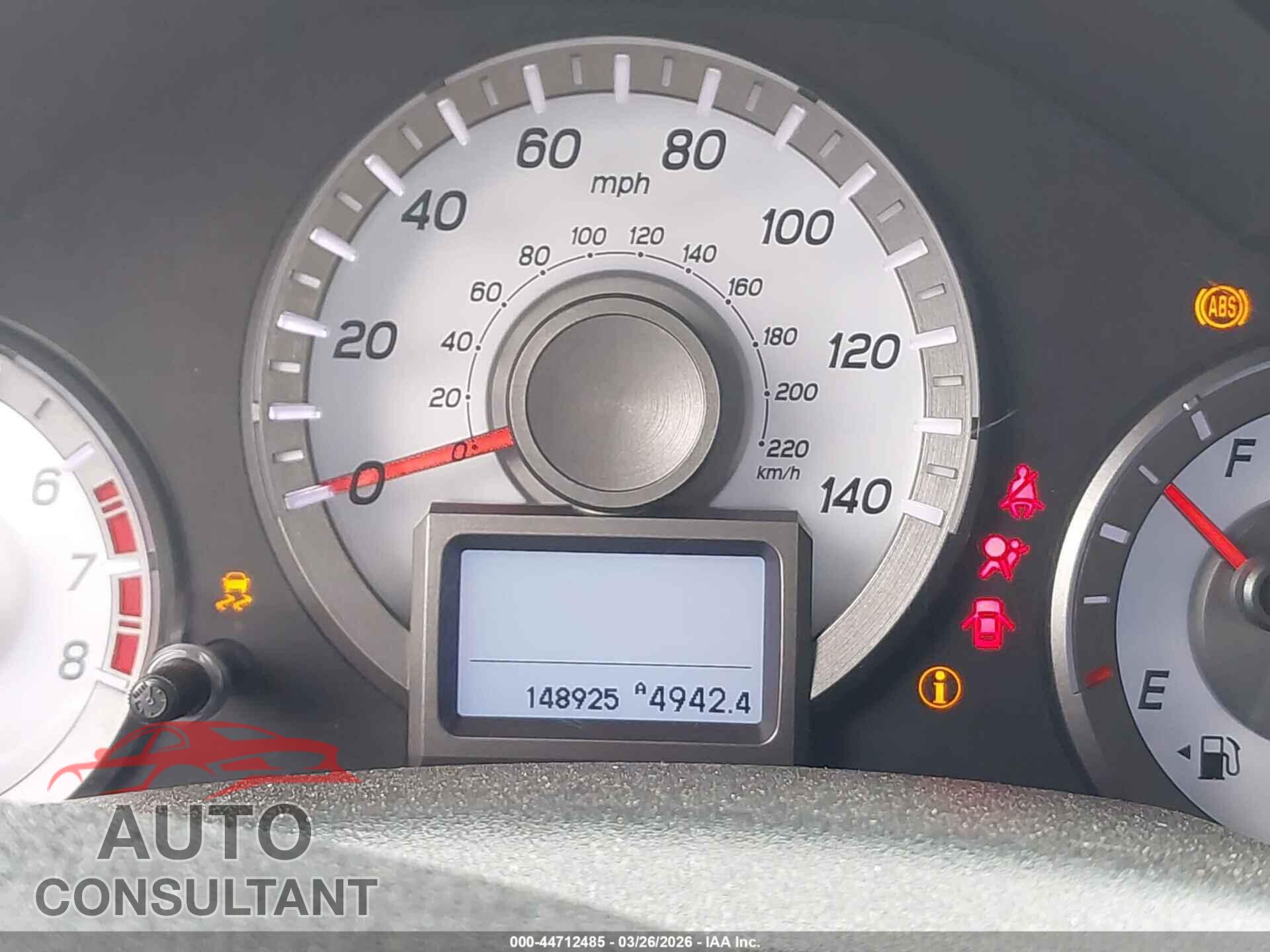 HONDA PILOT 2013 - 5FNYF4H99DB053430