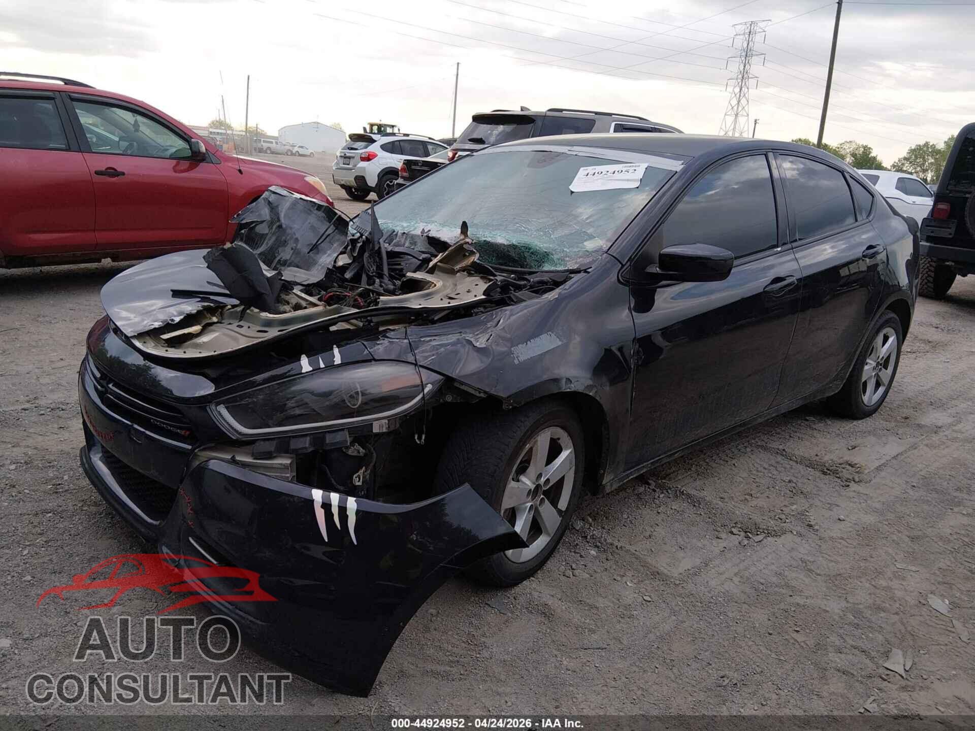 DODGE DART 2015 - 1C3CDFBBXFD211604