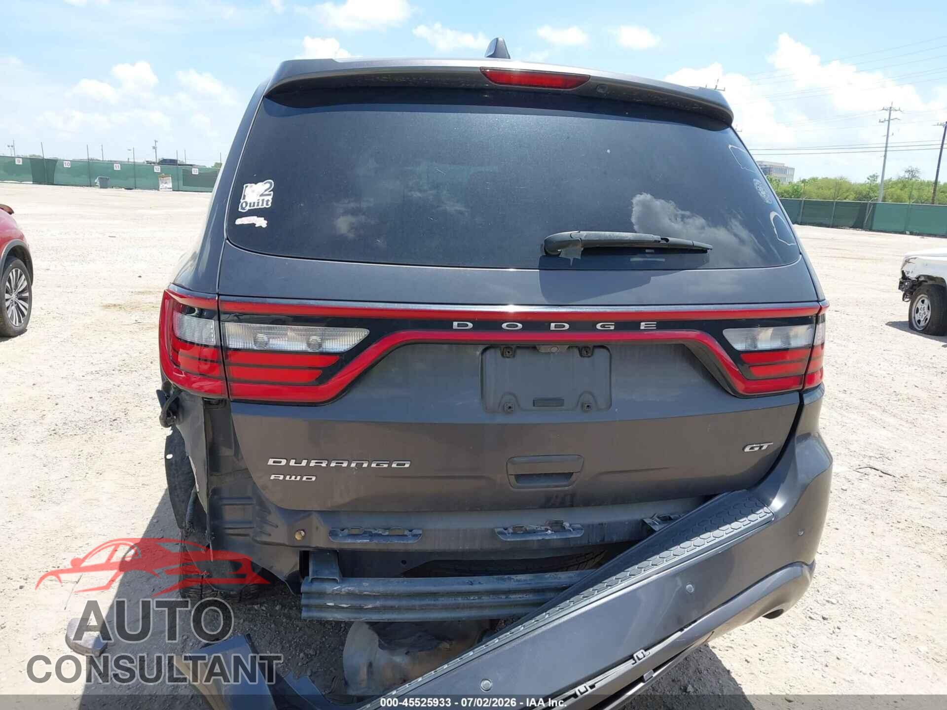 DODGE DURANGO 2017 - 1C4RDJDG2HC828022