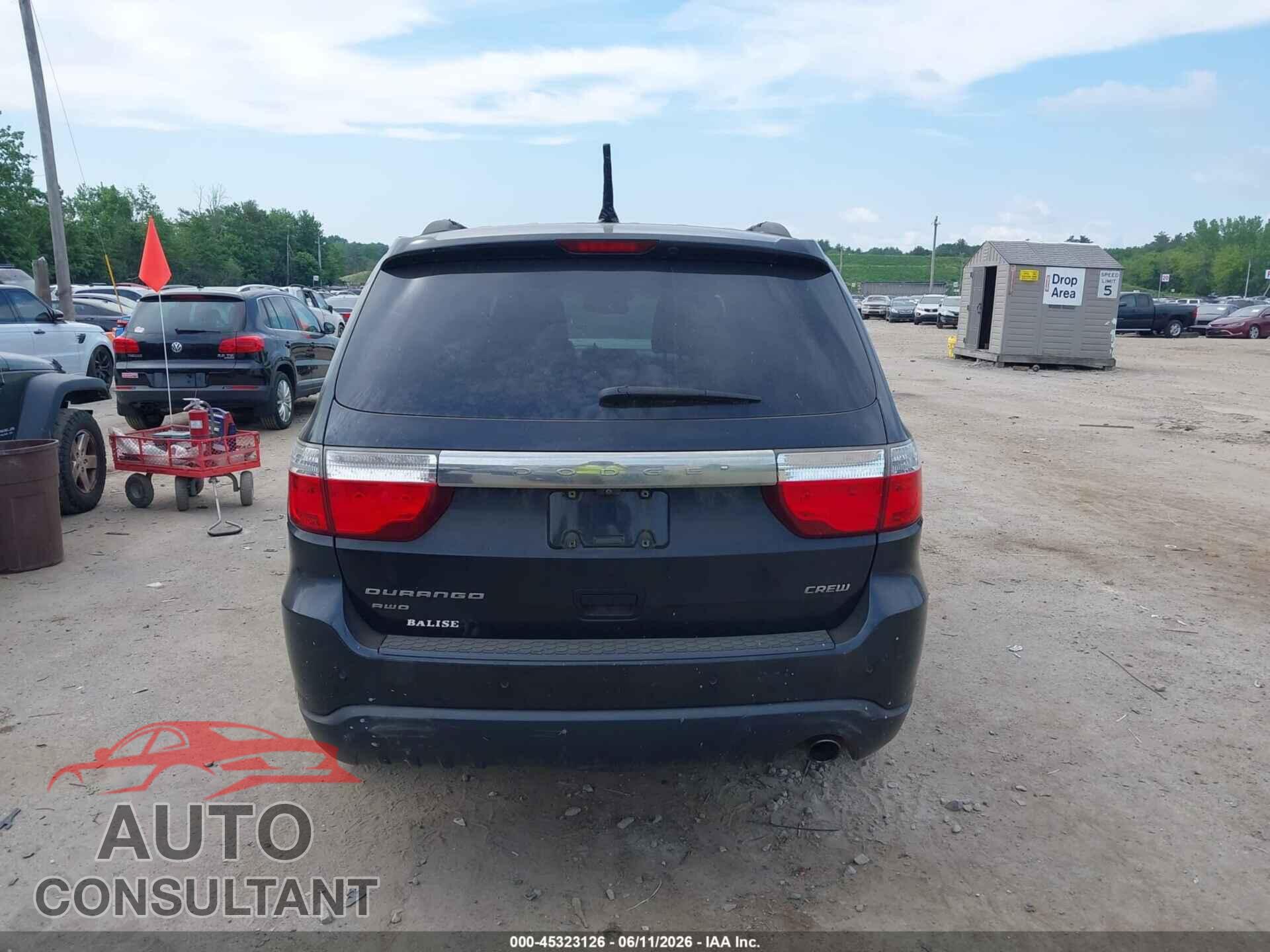 DODGE DURANGO 2012 - 1C4RDJDG1CC182884