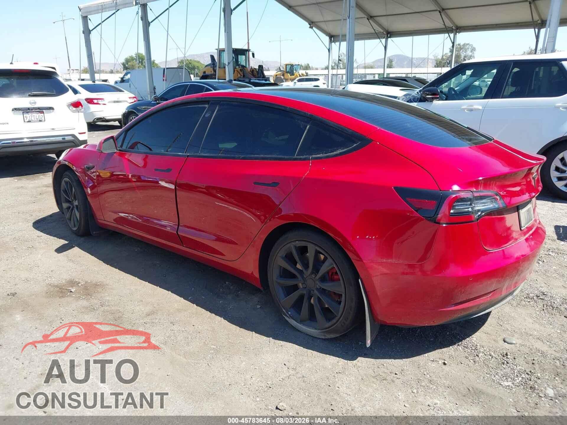 TESLA MODEL 3 2021 - 5YJ3E1EB7MF937563