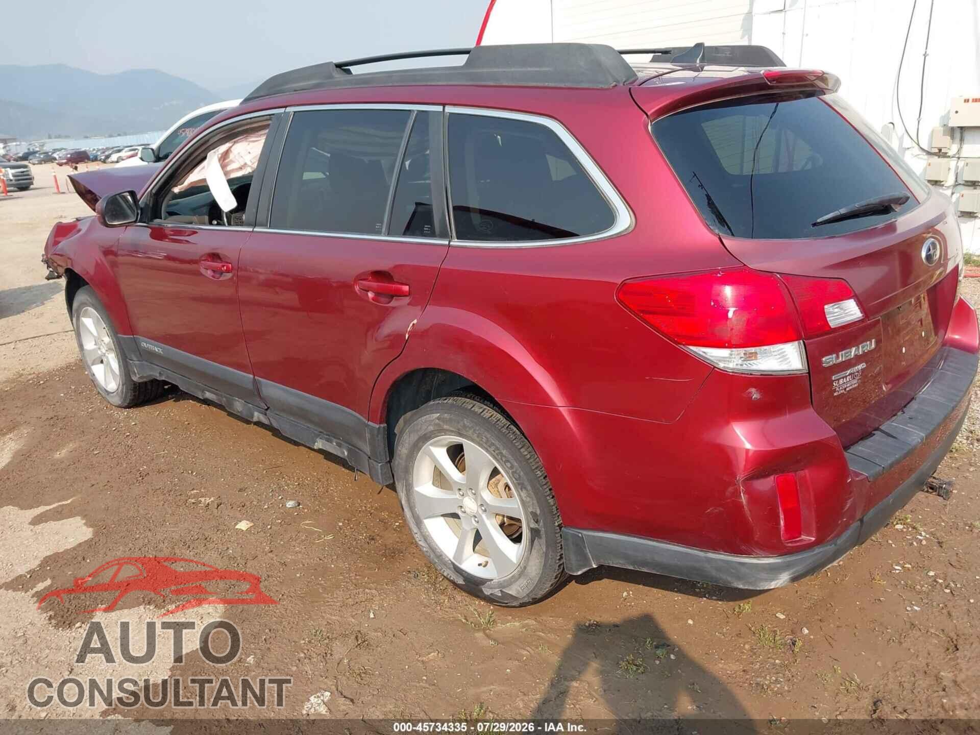 SUBARU OUTBACK 2014 - 4S4BRCCC5E3258909