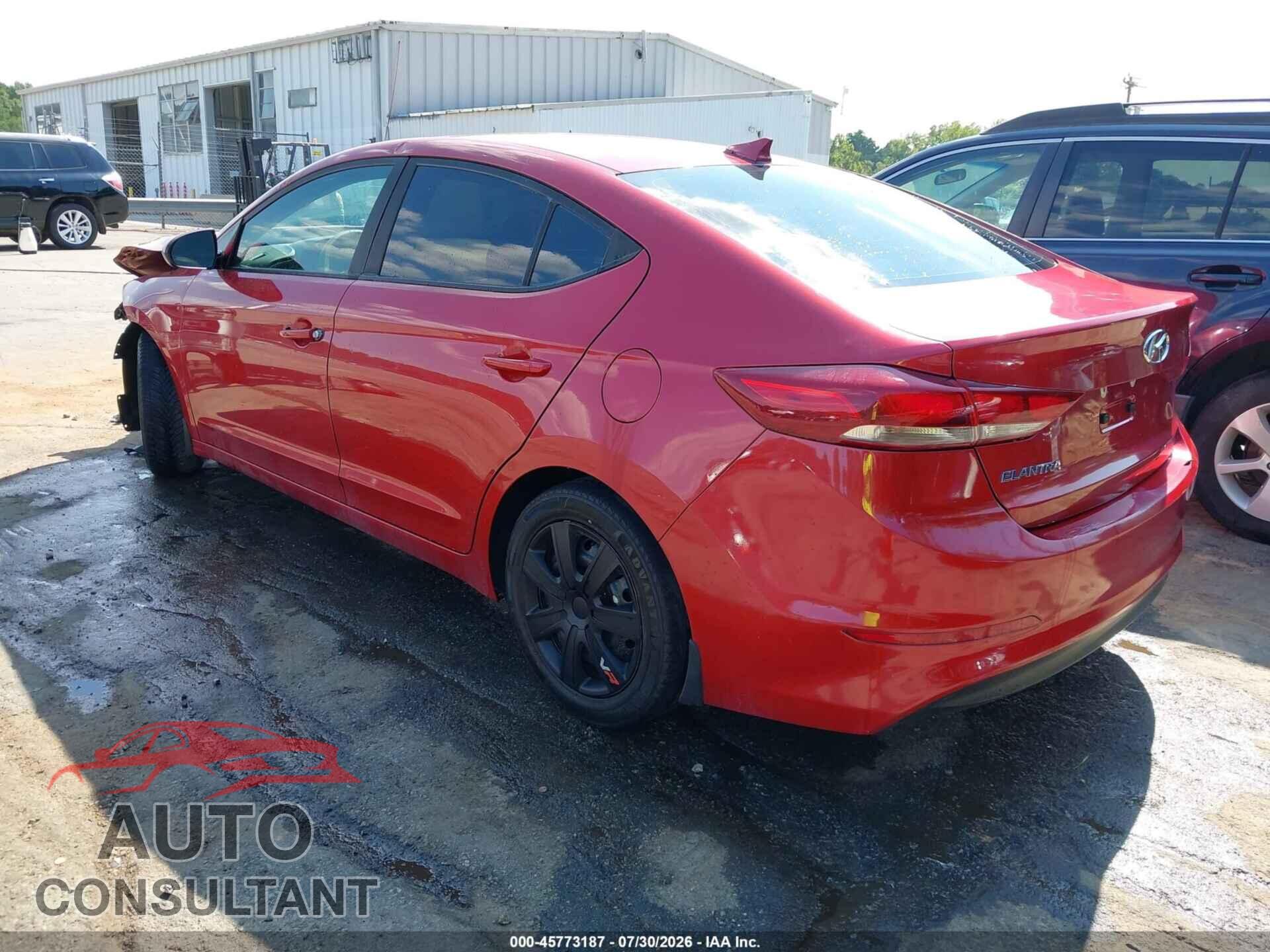 HYUNDAI ELANTRA 2018 - 5NPD84LF5JH257404