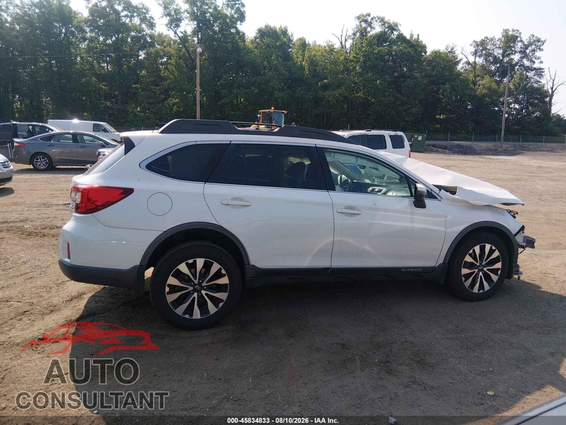 SUBARU OUTBACK 2016 - 4S4BSANC3G3244077