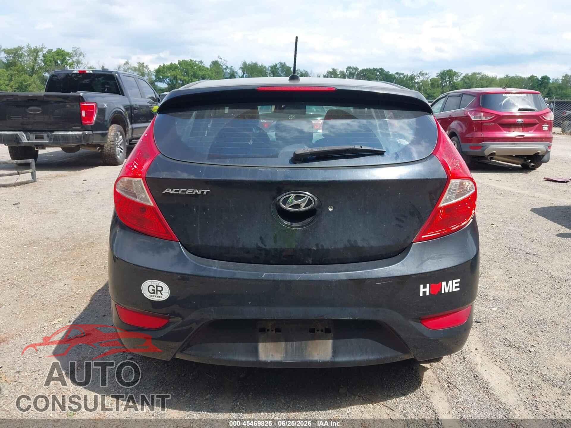 HYUNDAI ACCENT 2014 - KMHCU5AE3EU178666