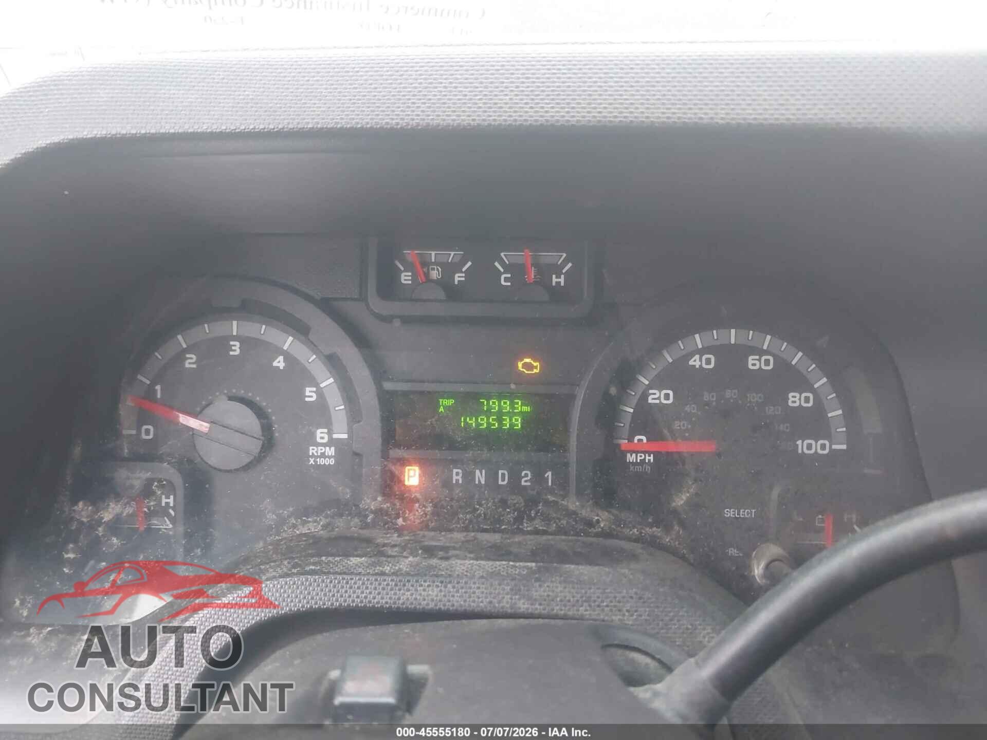 FORD E-250 2014 - 1FTNE2EW7EDA01839