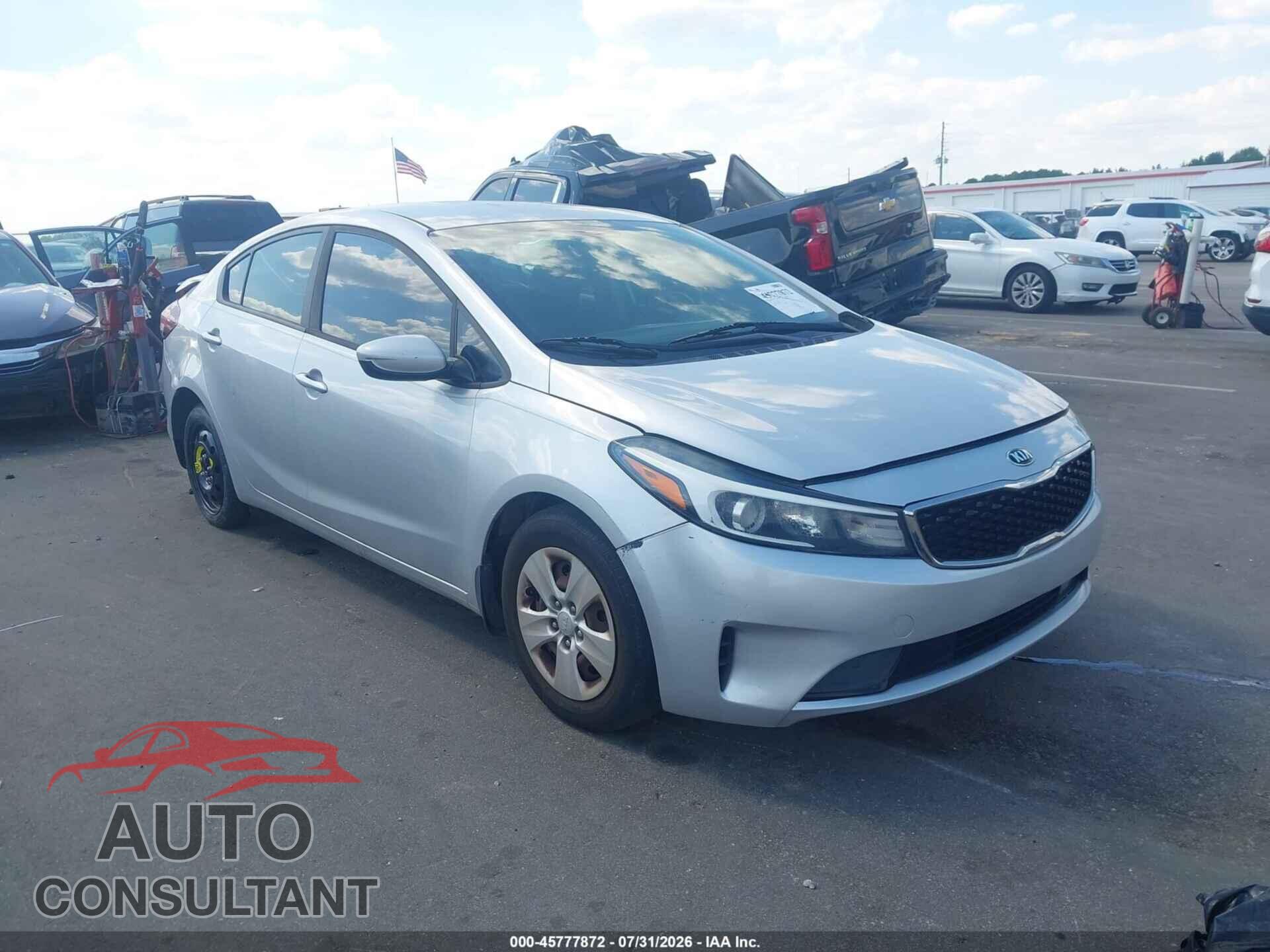 KIA FORTE 2017 - 3KPFK4A73HE085474