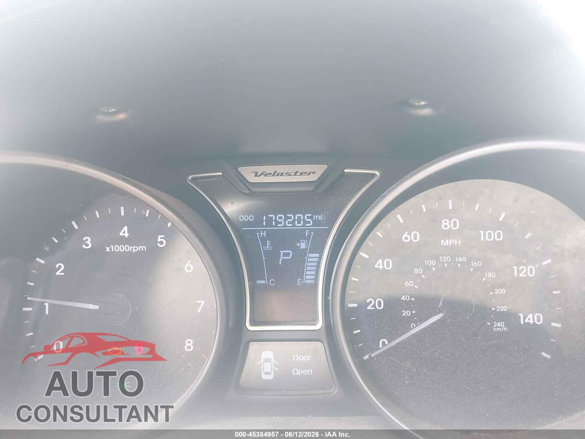 HYUNDAI VELOSTER 2013 - KMHTC6AE8DU097573