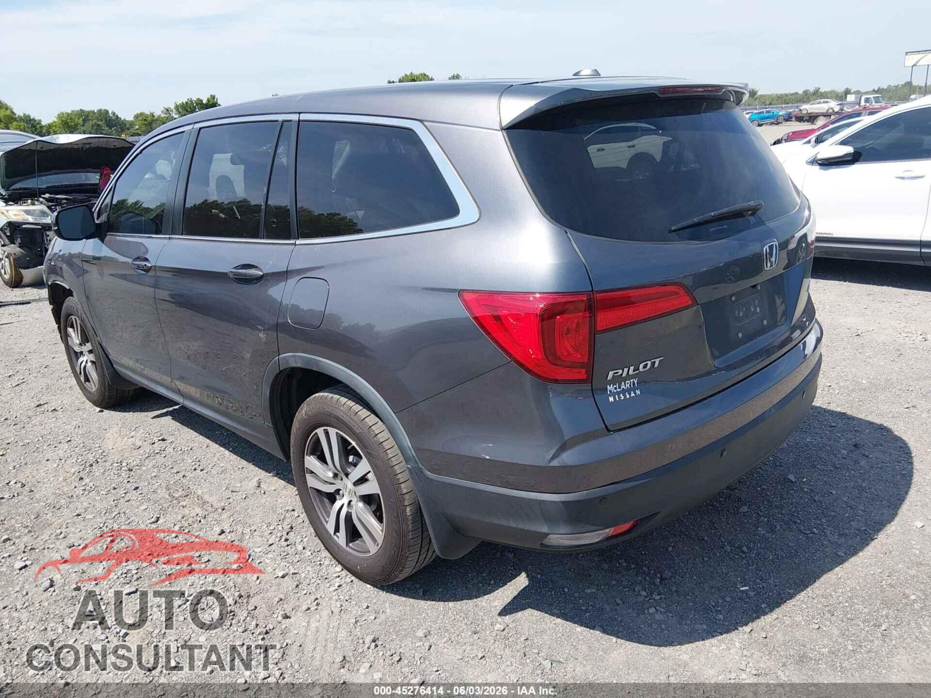 HONDA PILOT 2017 - 5FNYF6H85HB028551