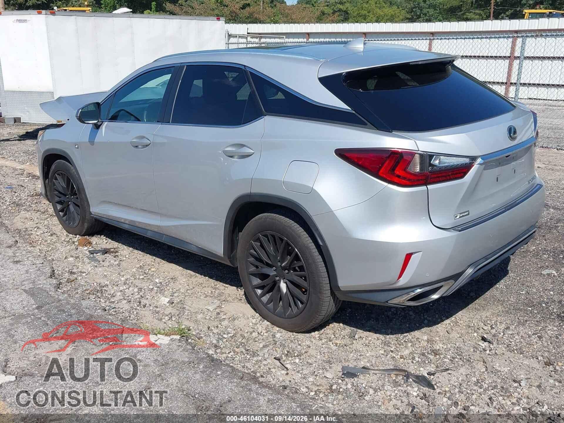 LEXUS RX 350 2016 - 2T2BZMCA7GC027556