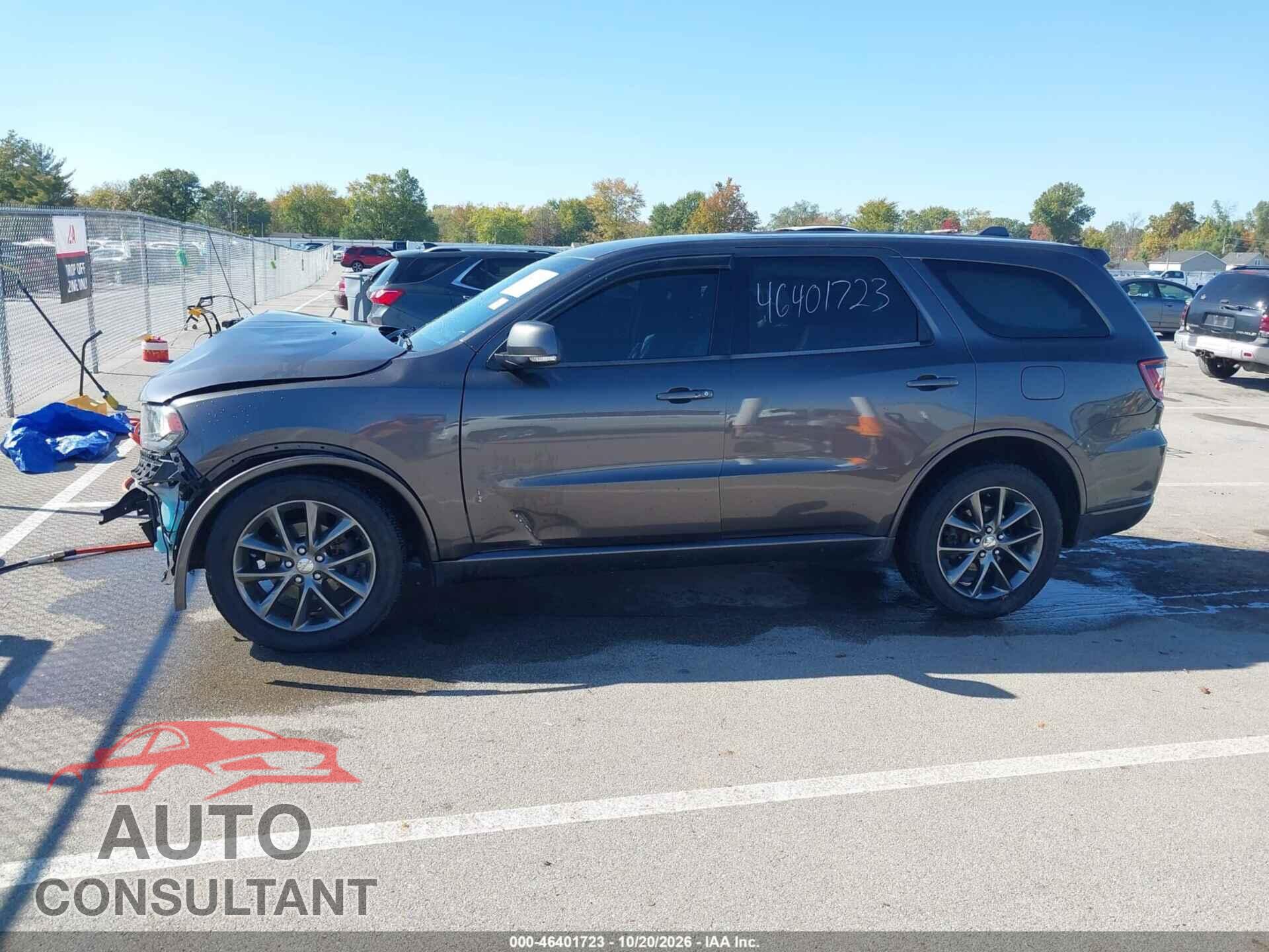 DODGE DURANGO 2017 - 1C4RDJDGXHC652420