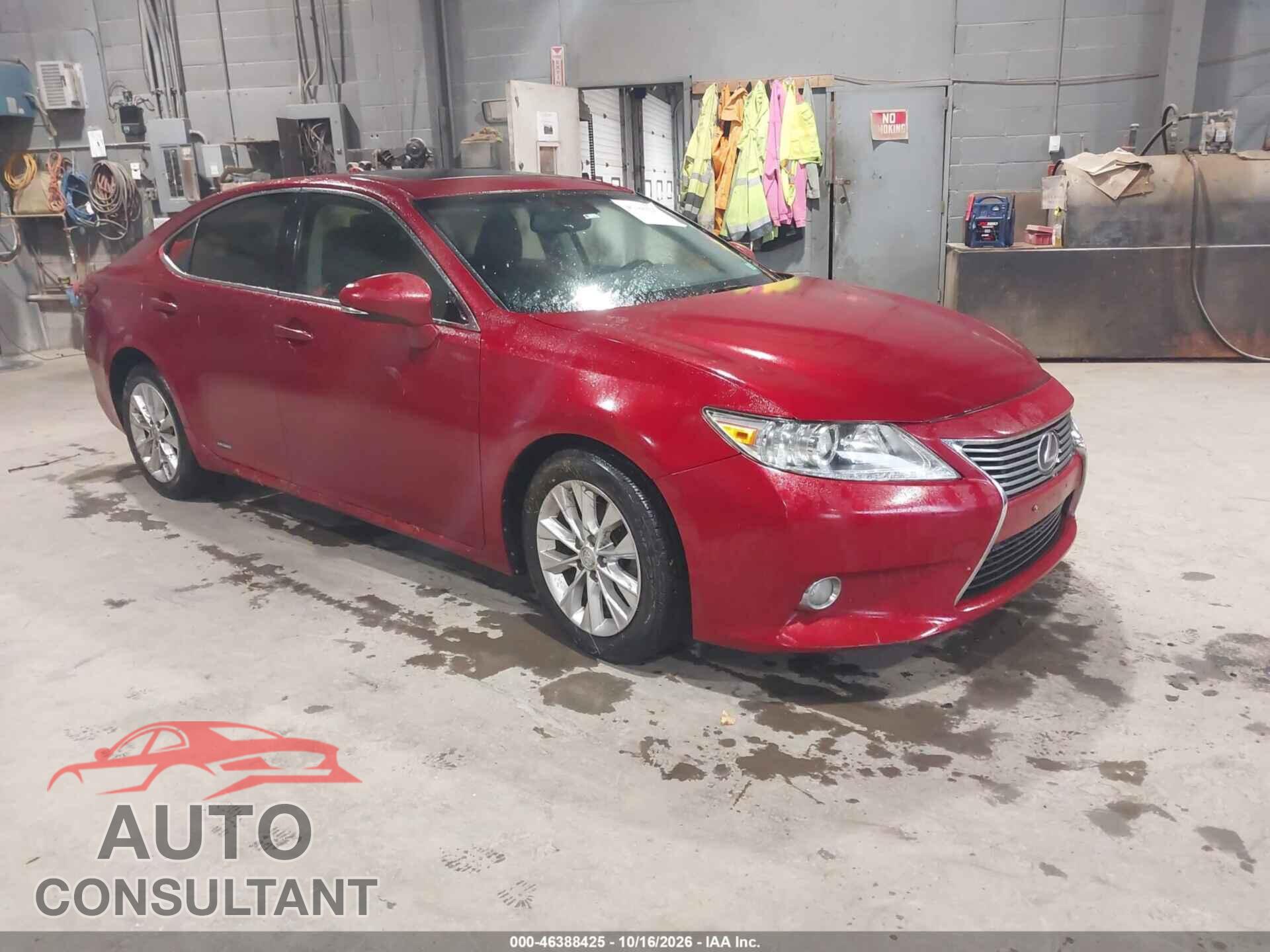 LEXUS ES 300H 2013 - JTHBW1GG1D2024915