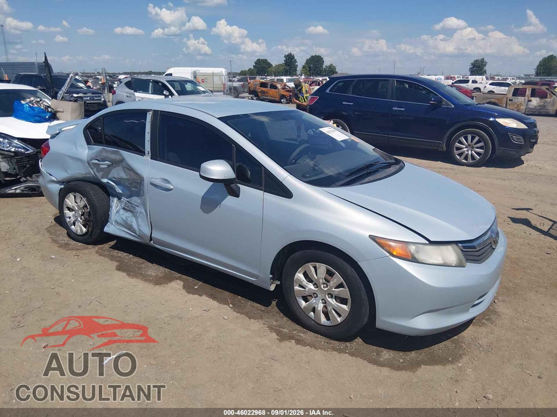 HONDA CIVIC 2012 - 2HGFB2F56CH597529