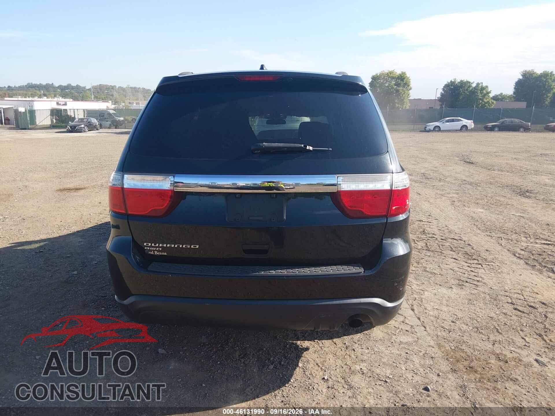 DODGE DURANGO 2013 - 1C4RDJAG4DC546883
