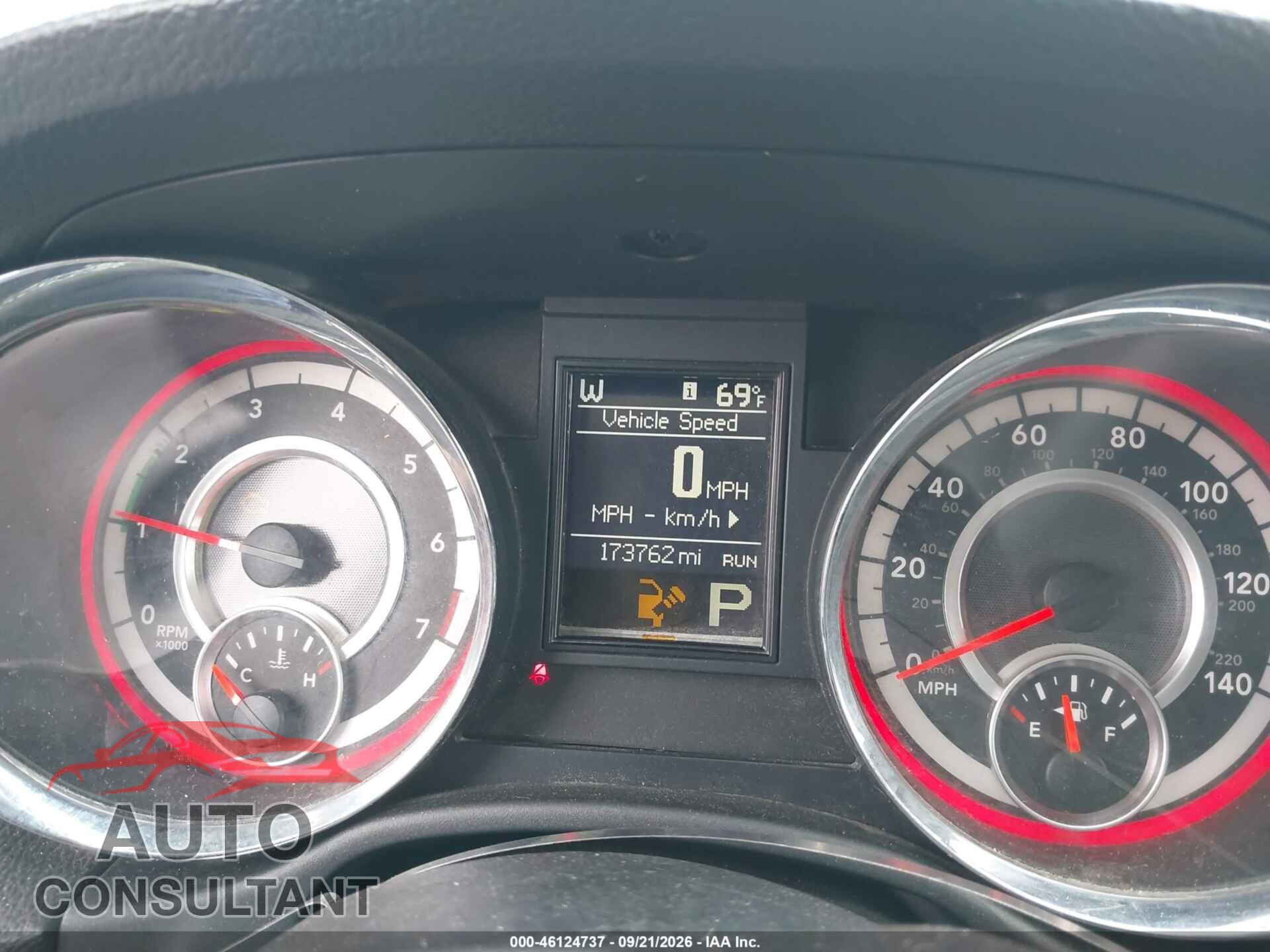 DODGE DURANGO 2013 - 1C4RDJDG8DC592955