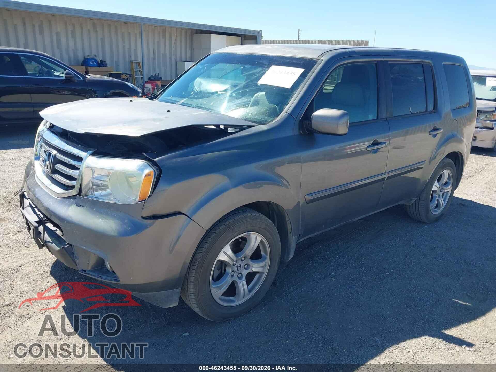 HONDA PILOT 2012 - 5FNYF3H51CB031542