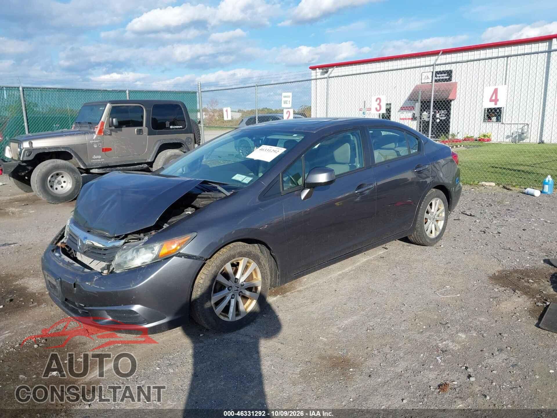 HONDA CIVIC 2012 - 2HGFB2F95CH307784