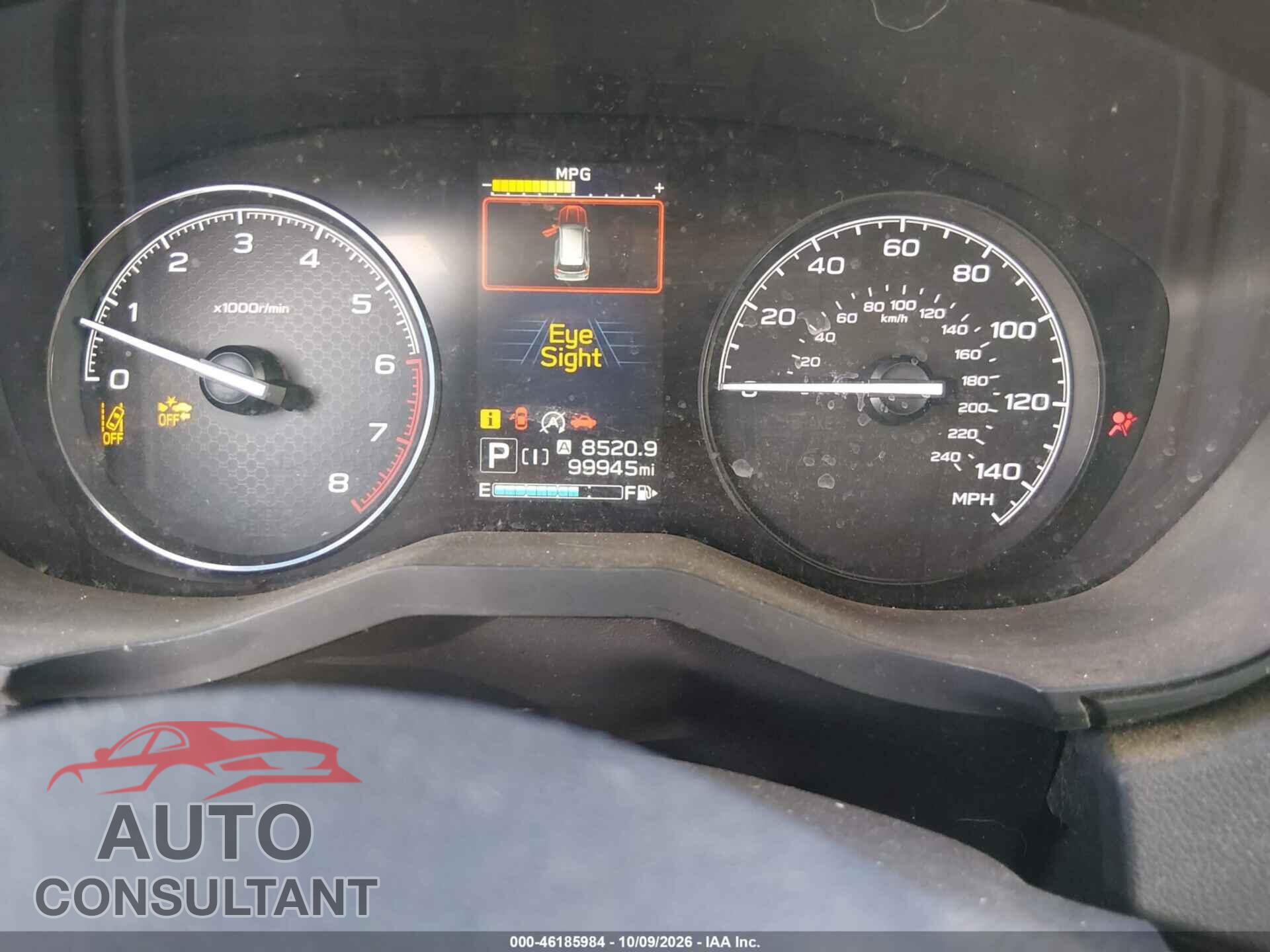 SUBARU FORESTER 2019 - JF2SKAAC5KH489907