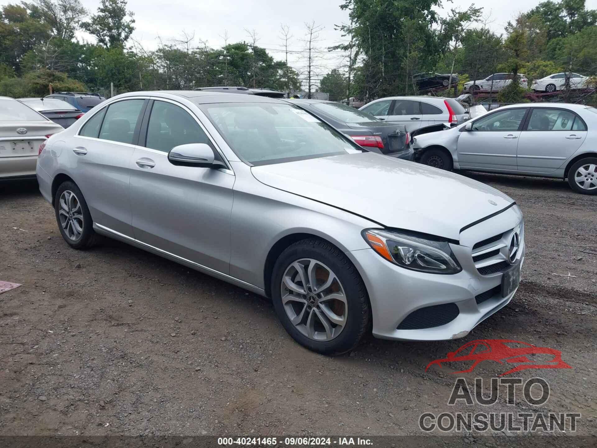MERCEDES-BENZ C 300 2018 - WDDWF4KB4JR394782