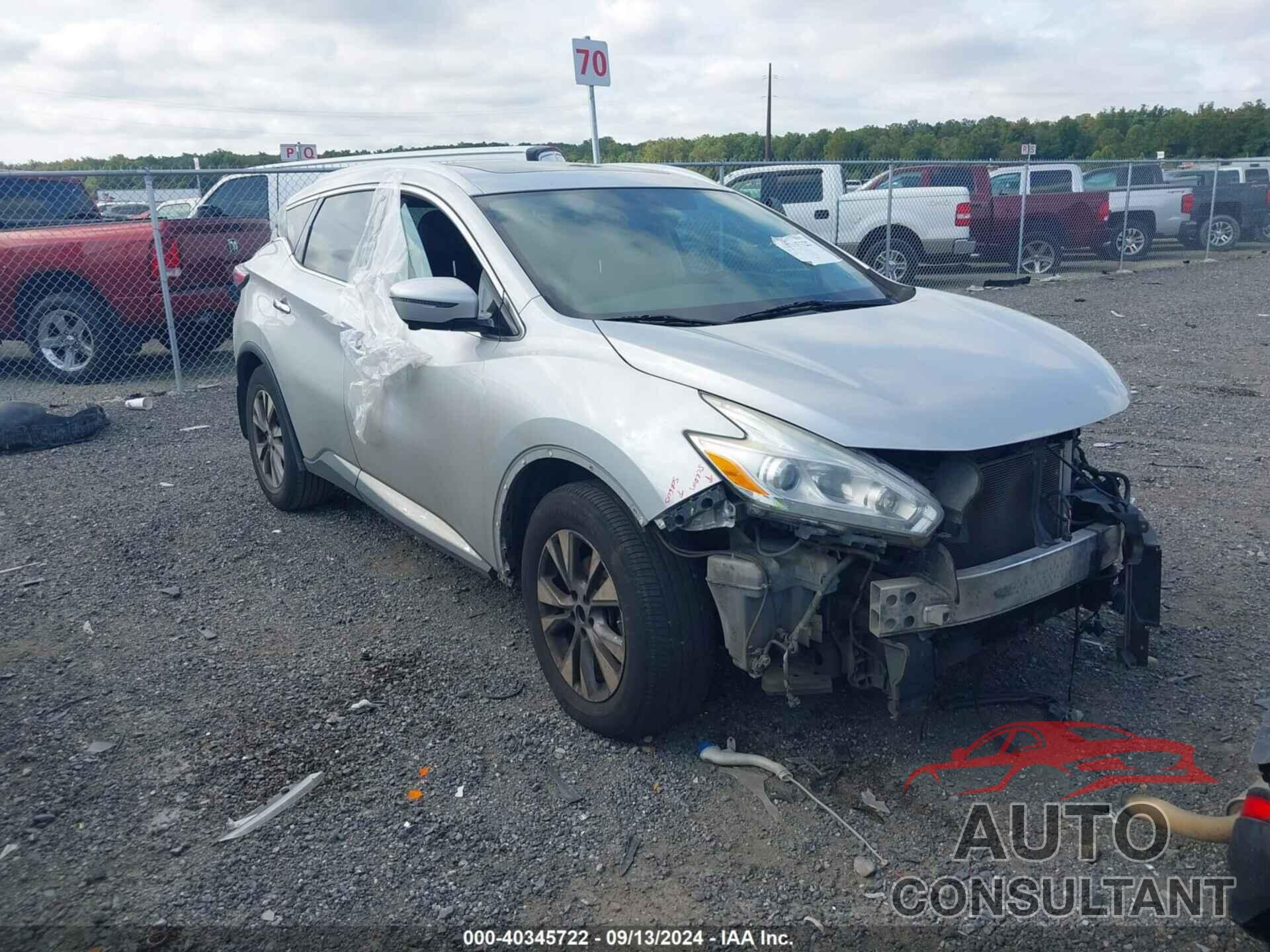 NISSAN MURANO 2016 - 5N1AZ2MH6GN121288