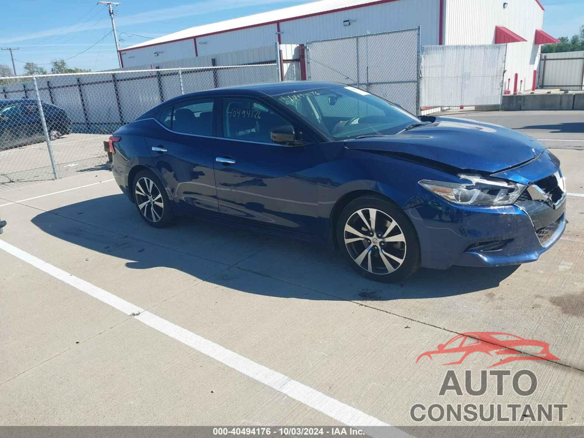 NISSAN MAXIMA 2017 - 1N4AA6APXHC398401