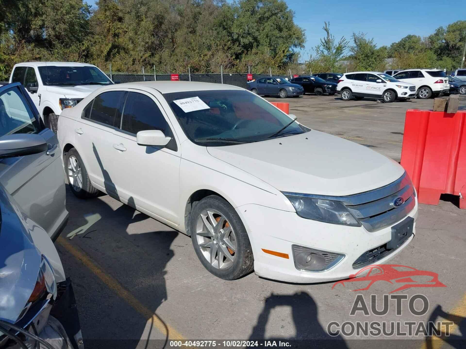 FORD FUSION 2012 - 3FAHP0JG2CR400291